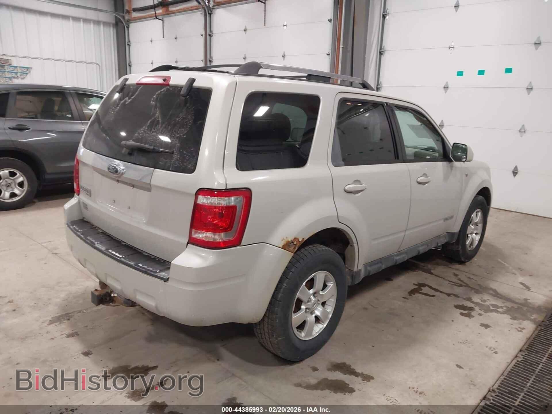 2008 FORD ESCAPE - VIN: 1FMCU04128KD83875 - Фото 4