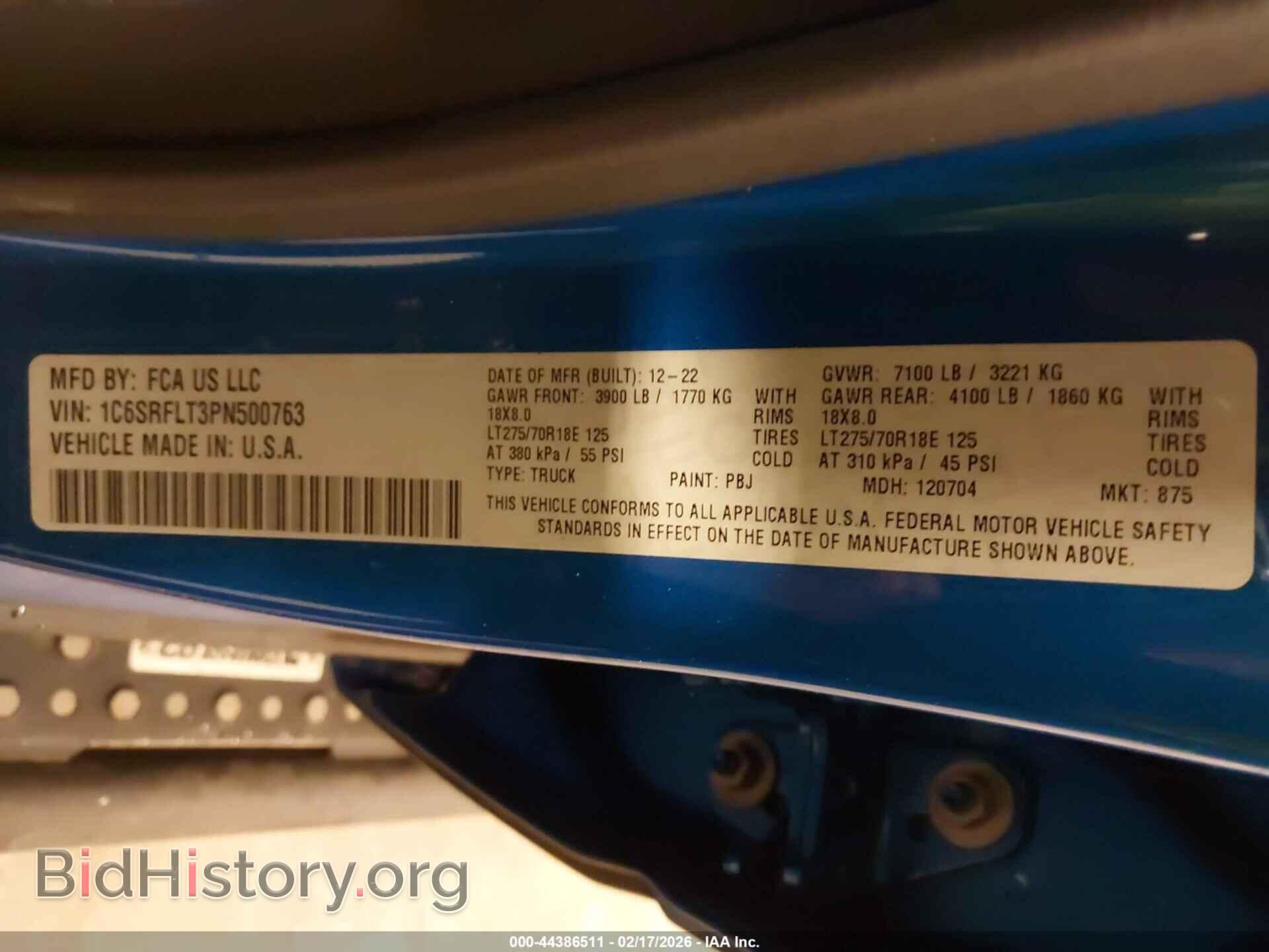 2023 RAM 1500 - VIN: 1C6SRFLT3PN500763 - Фото 9