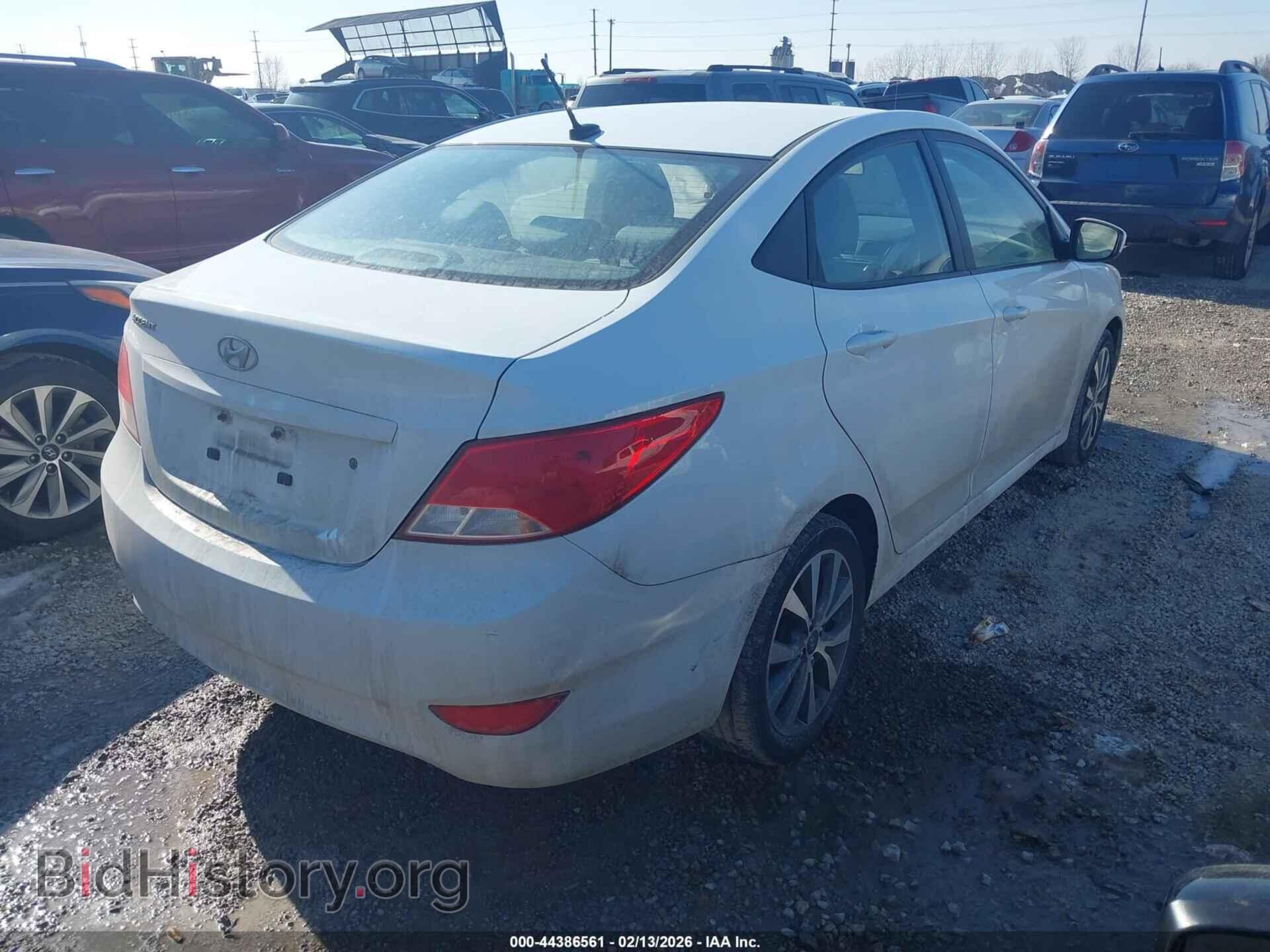 2017 HYUNDAI ACCENT - VIN: KMHCT4AE9HU333982 - Фото 4