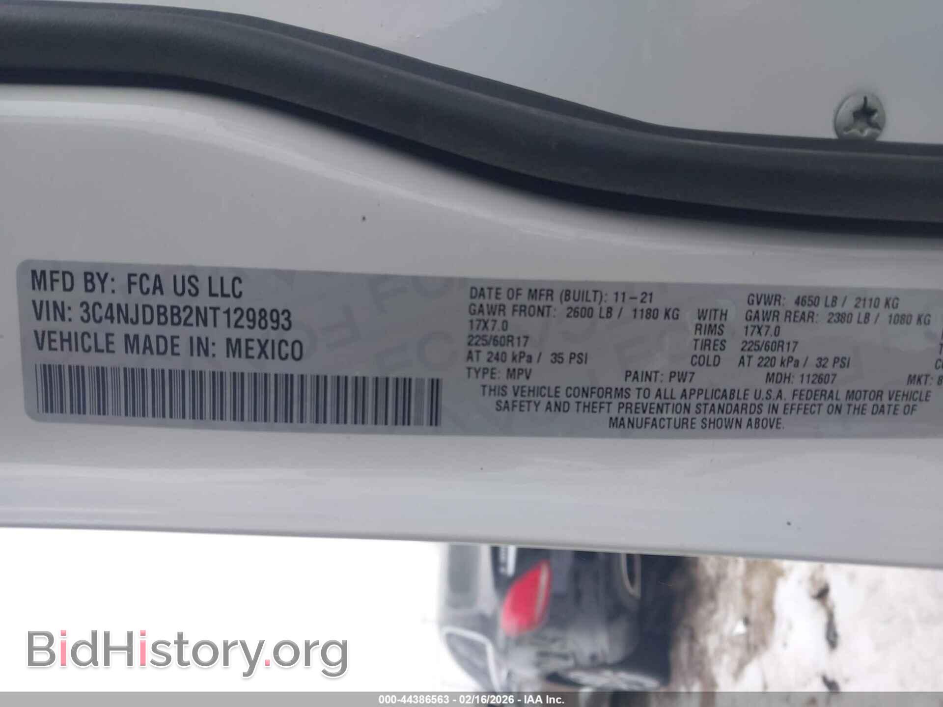 2022 JEEP COMPASS - VIN: 3C4NJDBB2NT129893 - Фото 9