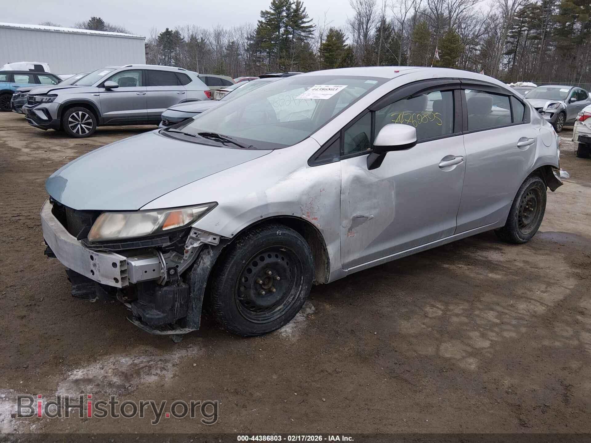 2013 HONDA CIVIC - VIN: 2HGFB2F56DH568372 - Фото 2