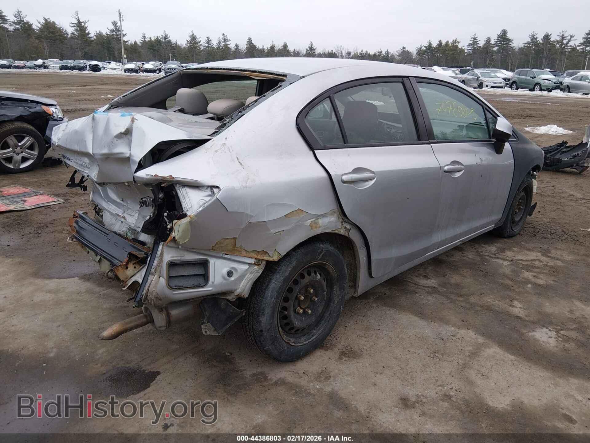 2013 HONDA CIVIC - VIN: 2HGFB2F56DH568372 - Фото 4