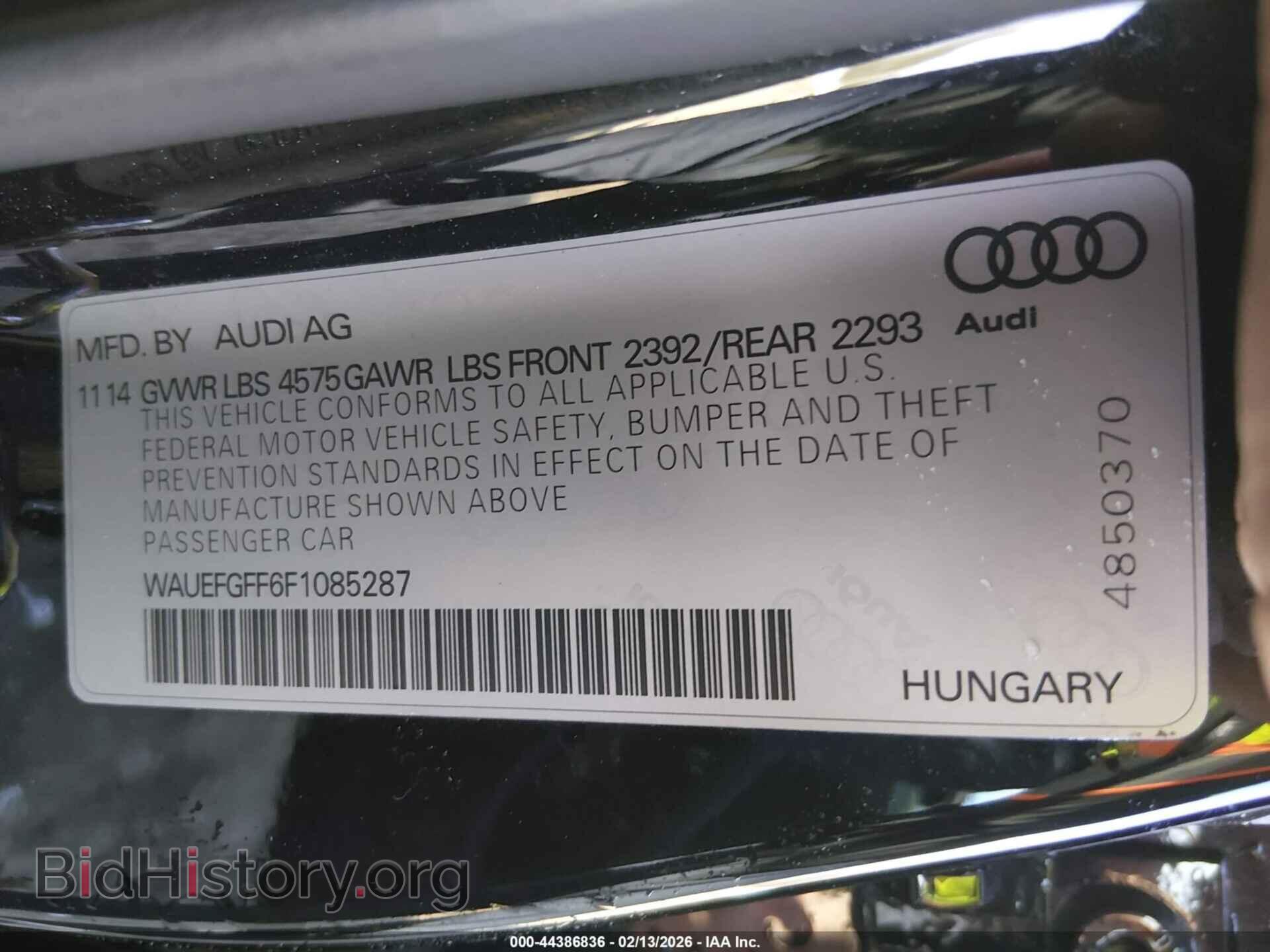 2015 AUDI A3 - VIN: WAUEFGFF6F1085287 - Фото 9