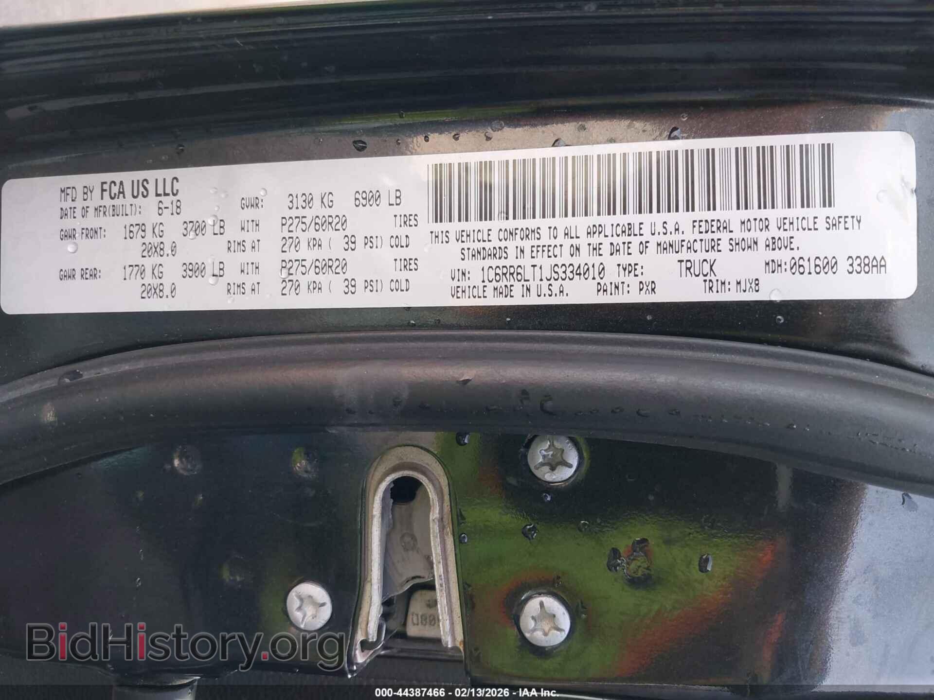 2018 RAM 1500 - VIN: 1C6RR6LT1JS334010 - Фото 9
