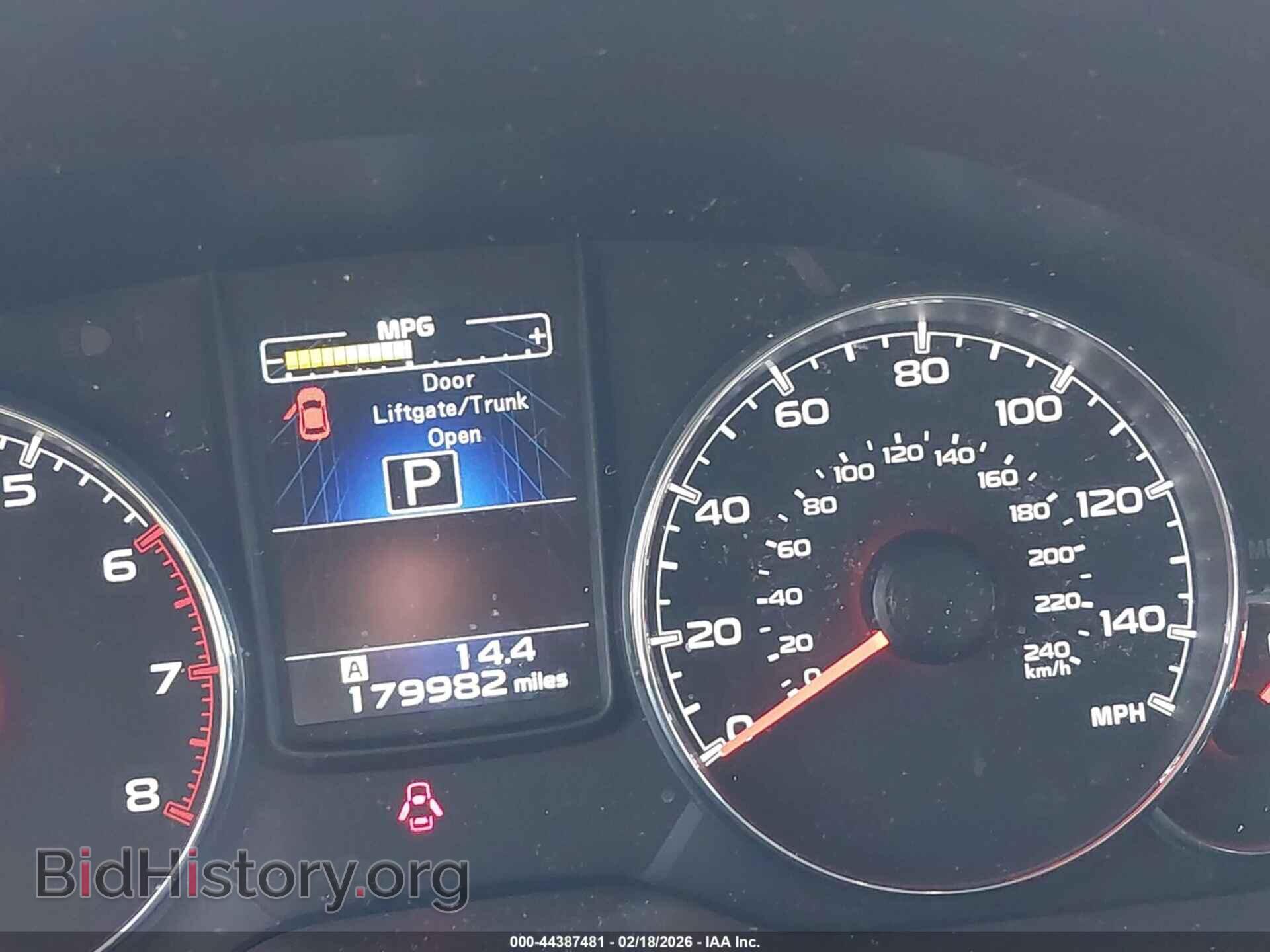 2014 SUBARU OUTBACK - VIN: 4S4BRBLC6E3310848 - Фото 15