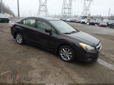 2012 Subaru IMPREZA 2.0I Premium, фиолетовый — VIN JF1GJAC63CH020093, IAAI
