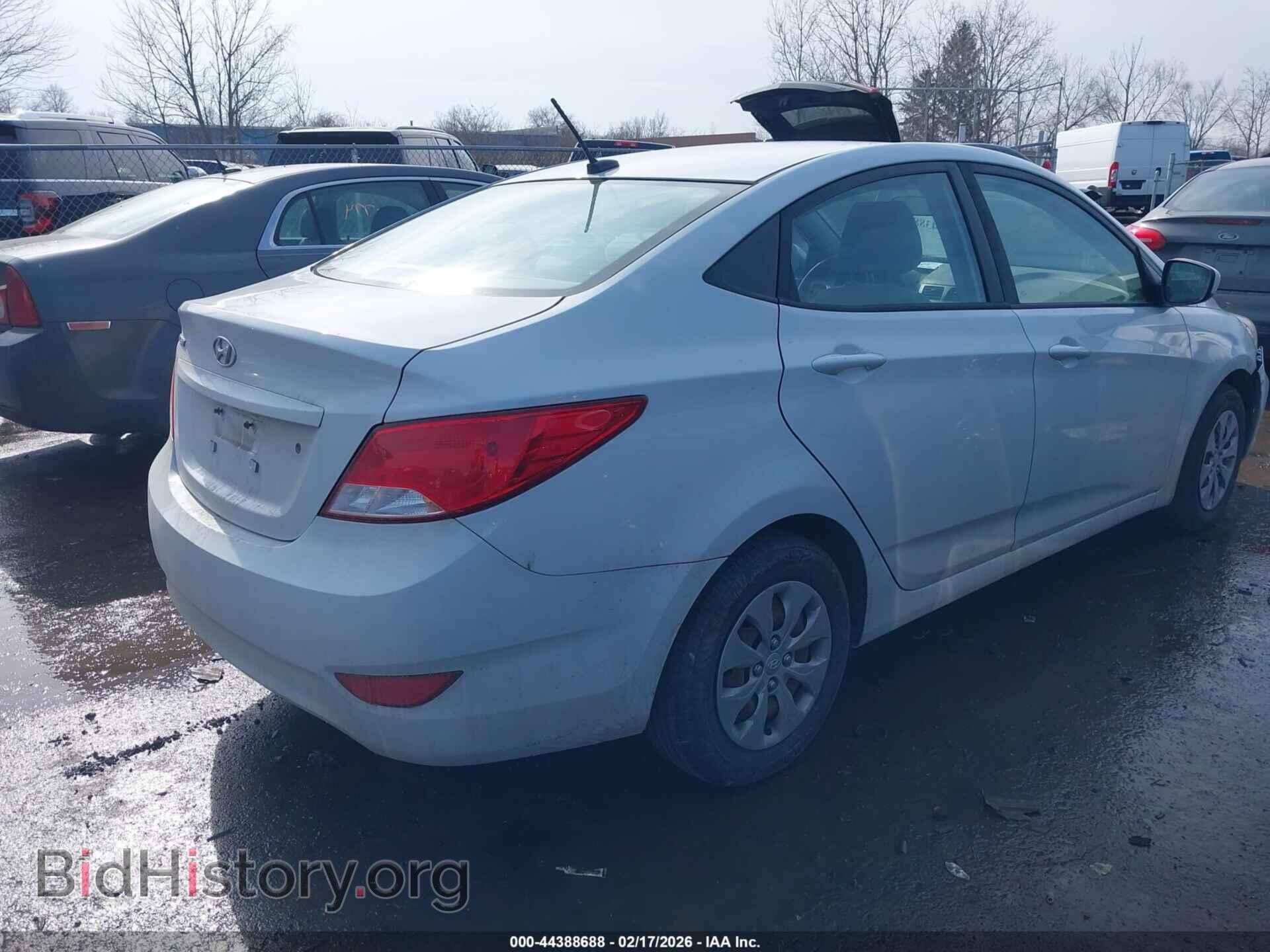 2017 HYUNDAI ACCENT - VIN: KMHCT4AE0HU358365 - Фото 4