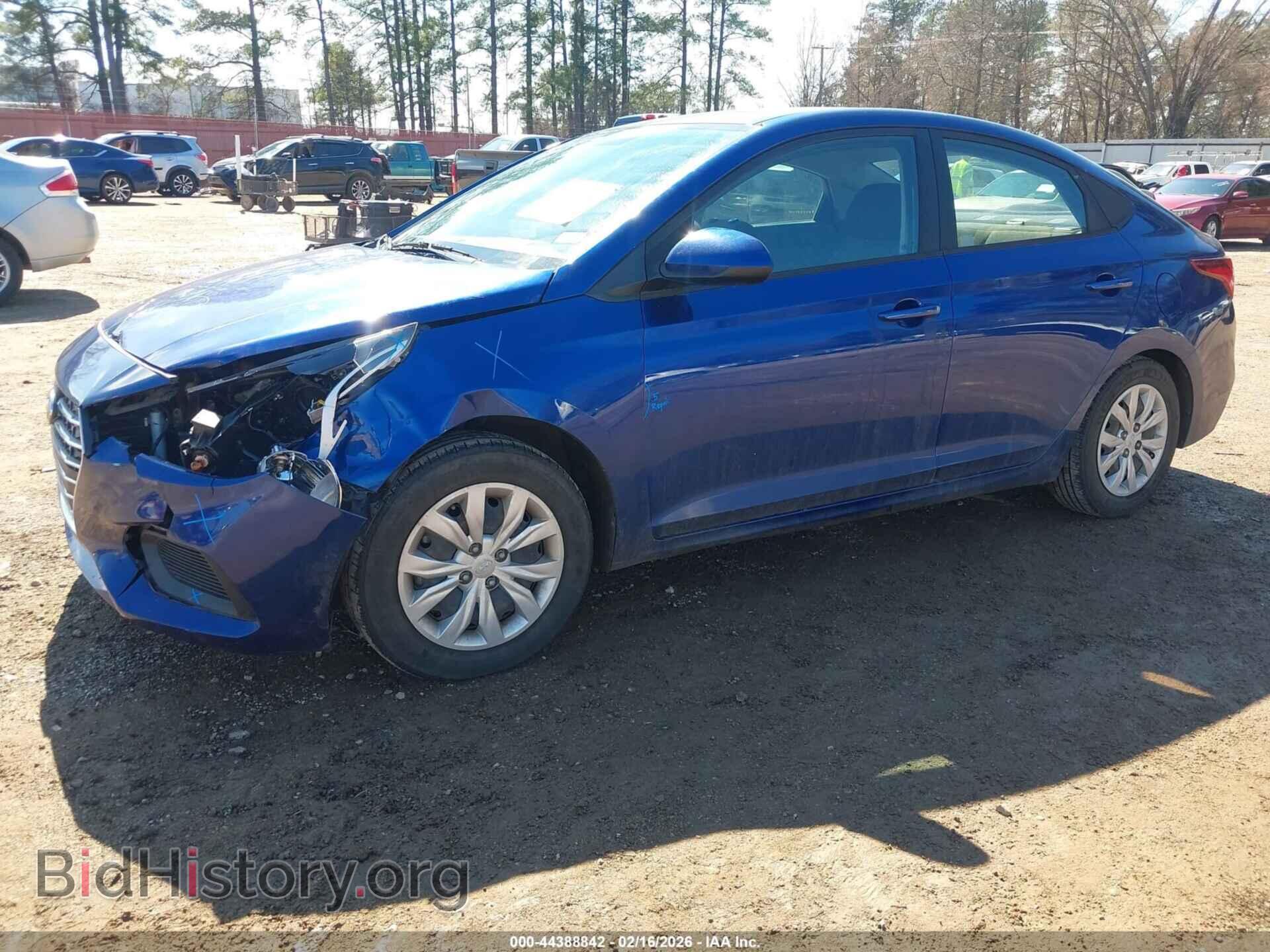 2022 HYUNDAI ACCENT - VIN: 3KPC24A67NE164832 - Фото 2