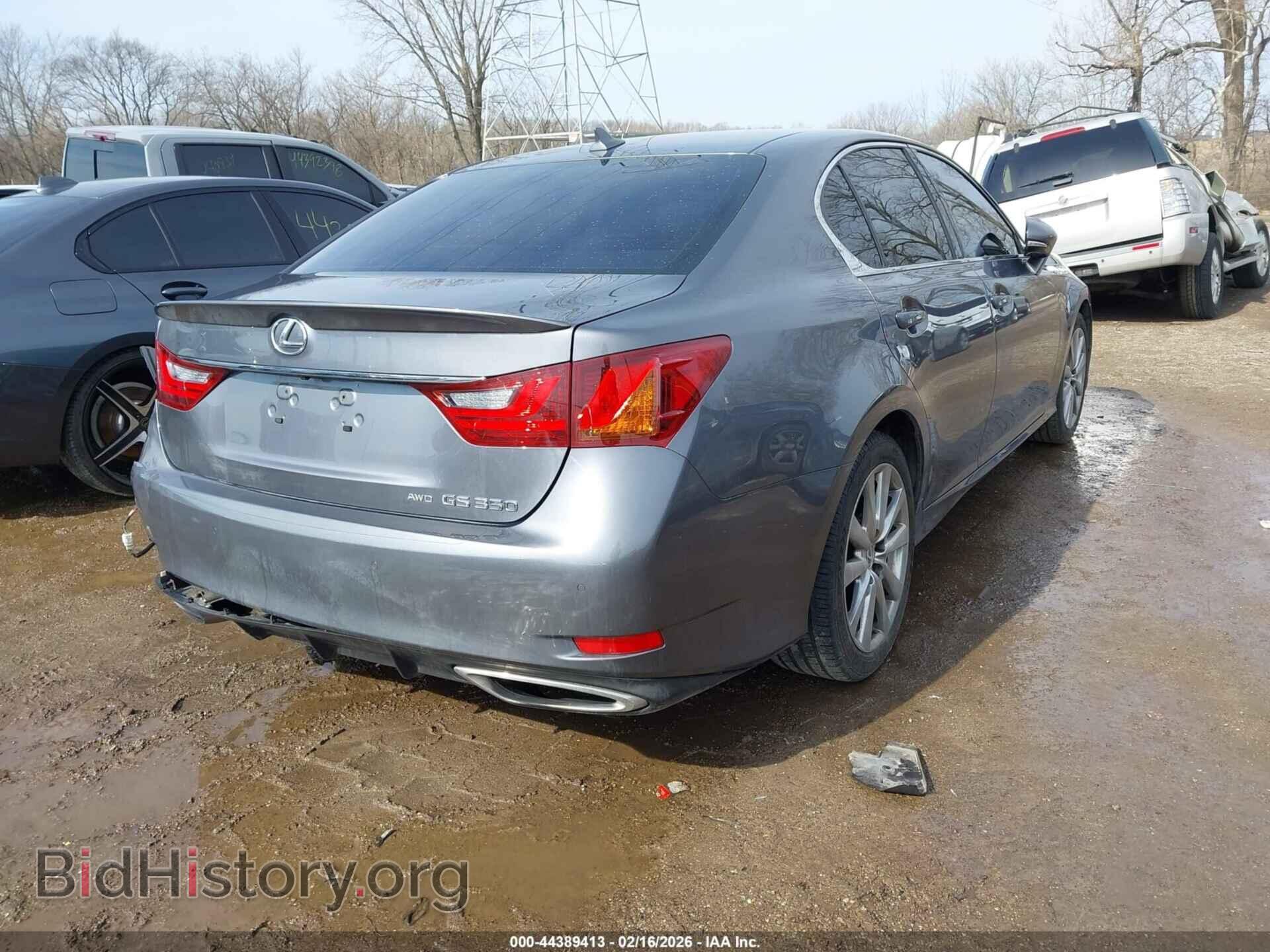 2014 LEXUS GS 350 - VIN: JTHCE1BL3E5021610 - Фото 4