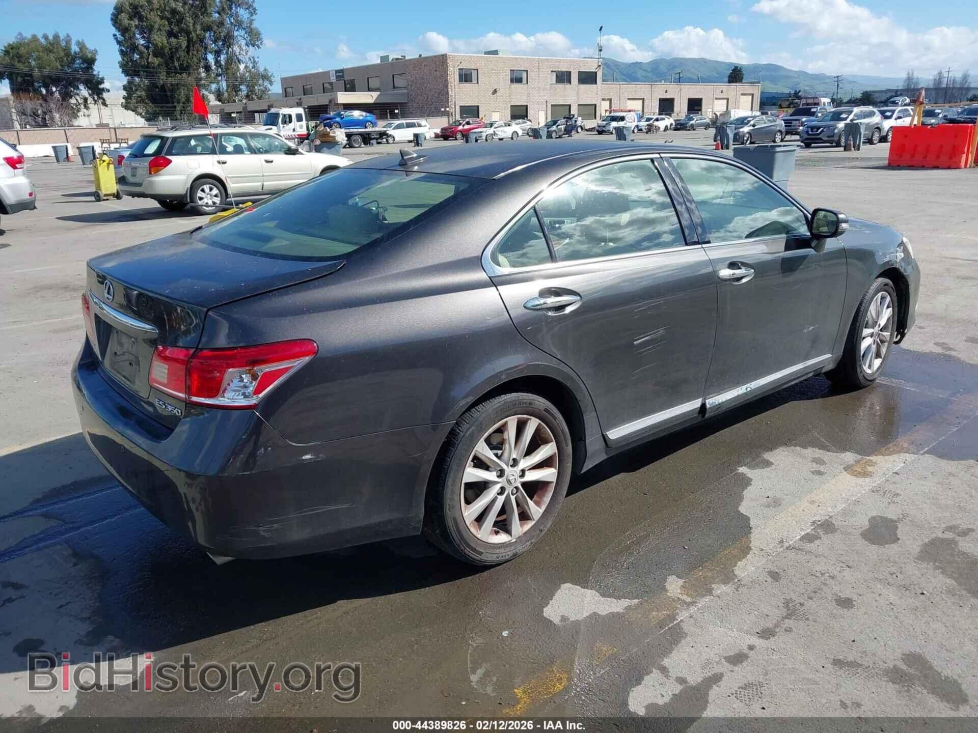 2012 LEXUS ES 350 - VIN: JTHBK1EG3C2491914 - Photo 4