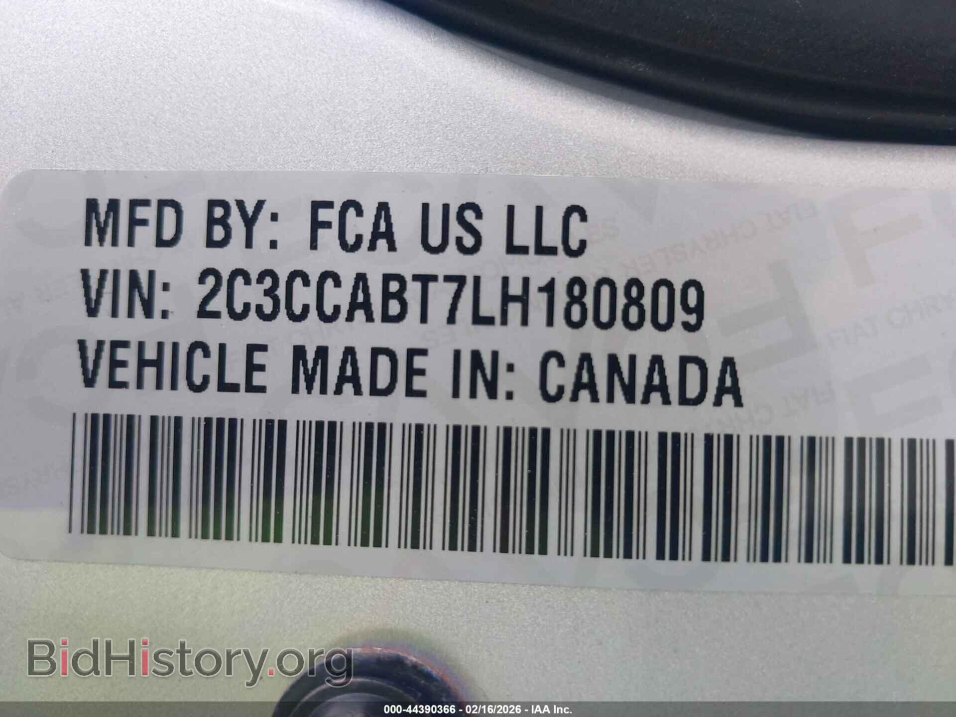 2020 CHRYSLER 300 - VIN: 2C3CCABT7LH180809 - Фото 9