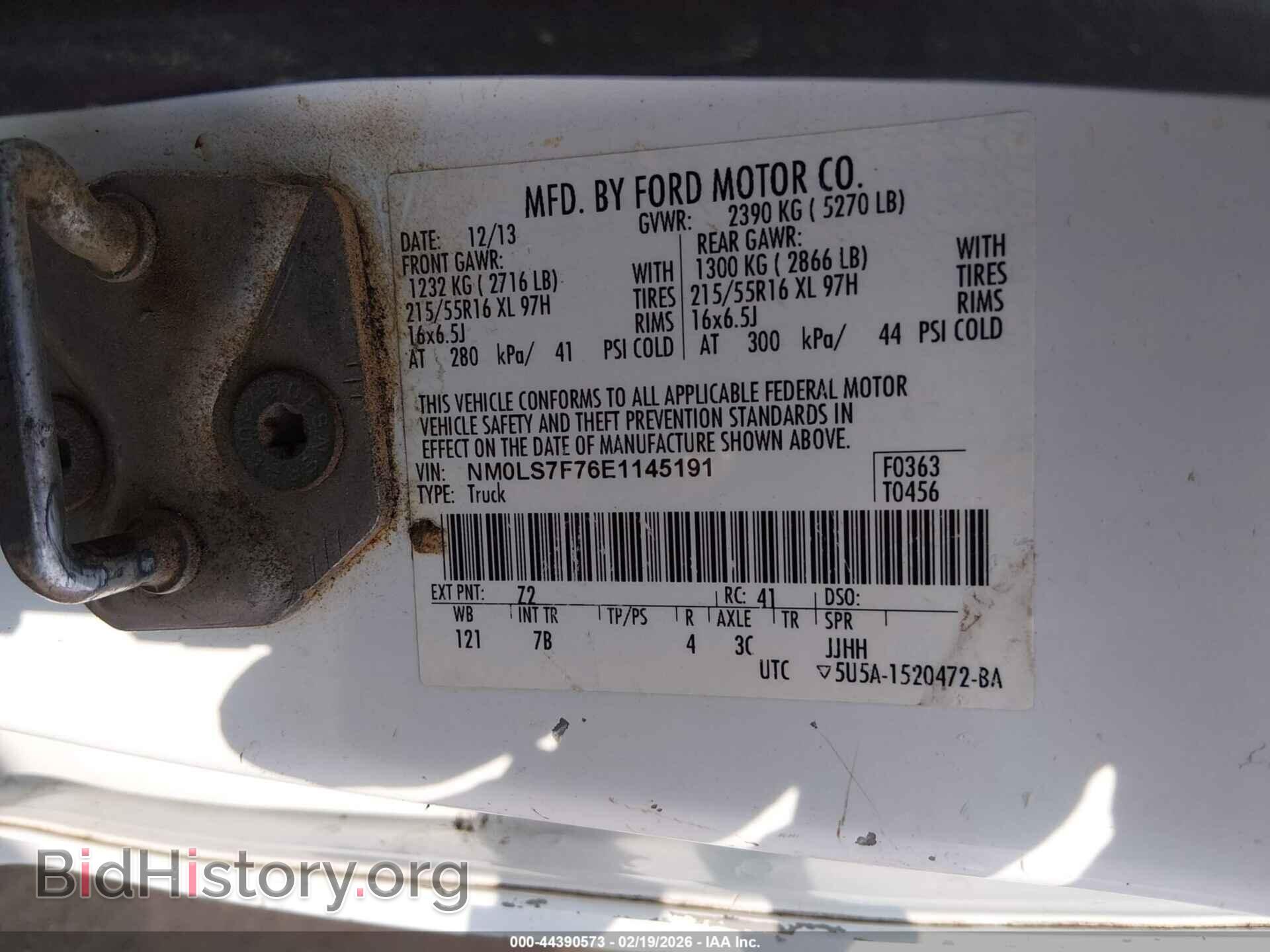 2014 FORD TRANSIT CONNECT - VIN: NM0LS7F76E1145191 - Photo 9