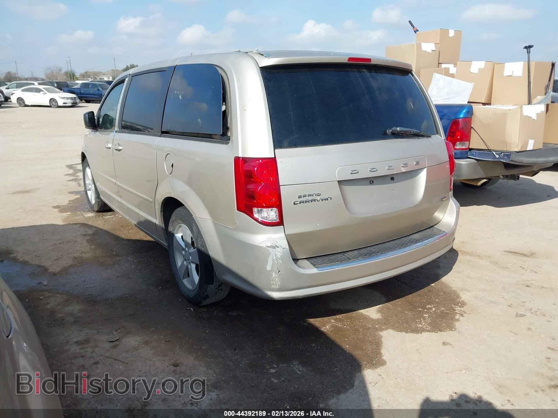 2013 DODGE GRAND CARAVAN - VIN: 2C4RDGBG4DR735560 - Фото 3