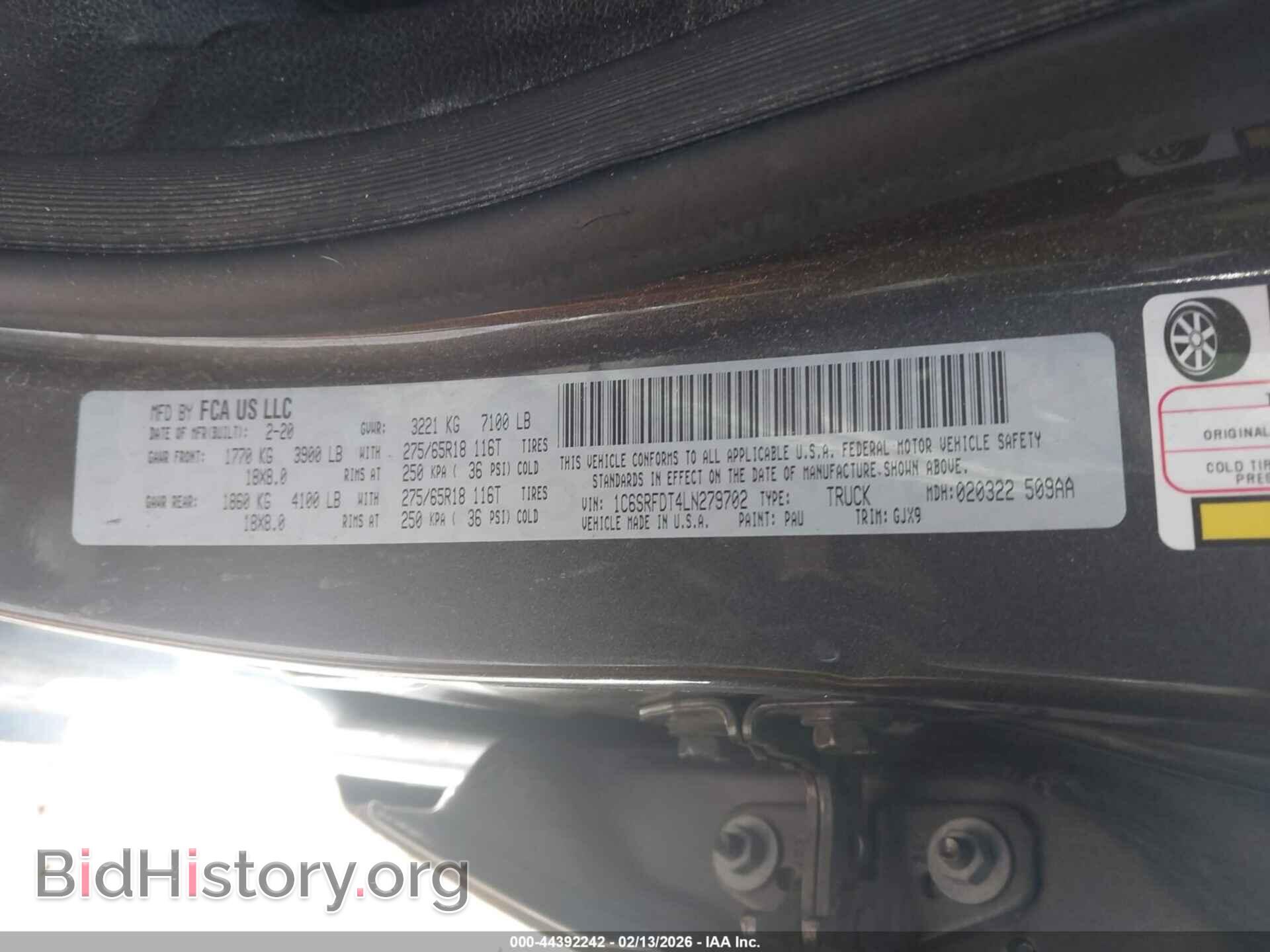2020 RAM 1500 - VIN: 1C6SRFDT4LN279702 - Фото 9