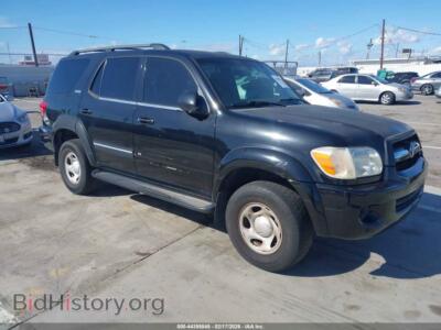 2005 Toyota SEQUOIA SR5 V8, черный — VIN 5TDZT34A25S249052, IAAI