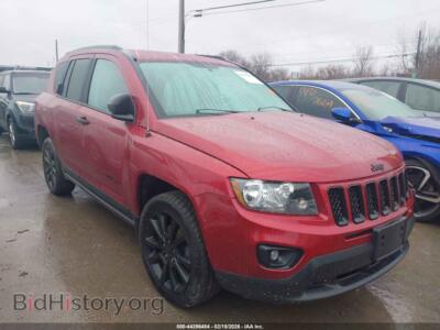 2014 Jeep COMPASS Altitude, red — VIN 1C4NJCBAXED679088, IAAI