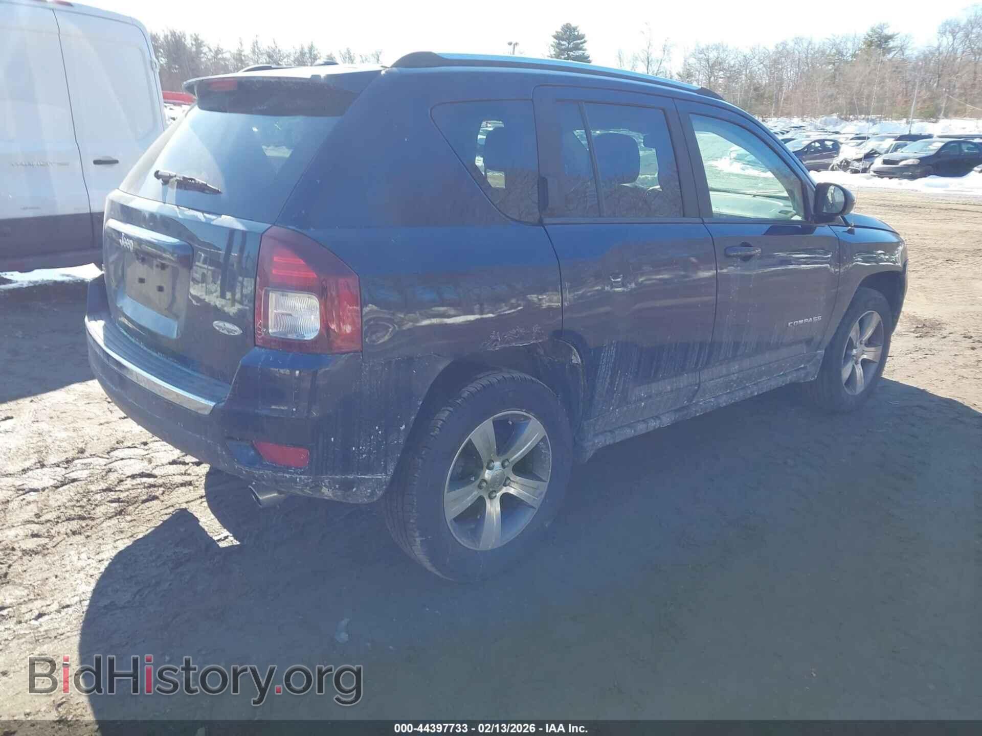 2016 JEEP COMPASS - VIN: 1C4NJDEB2GD730760 - Фото 4