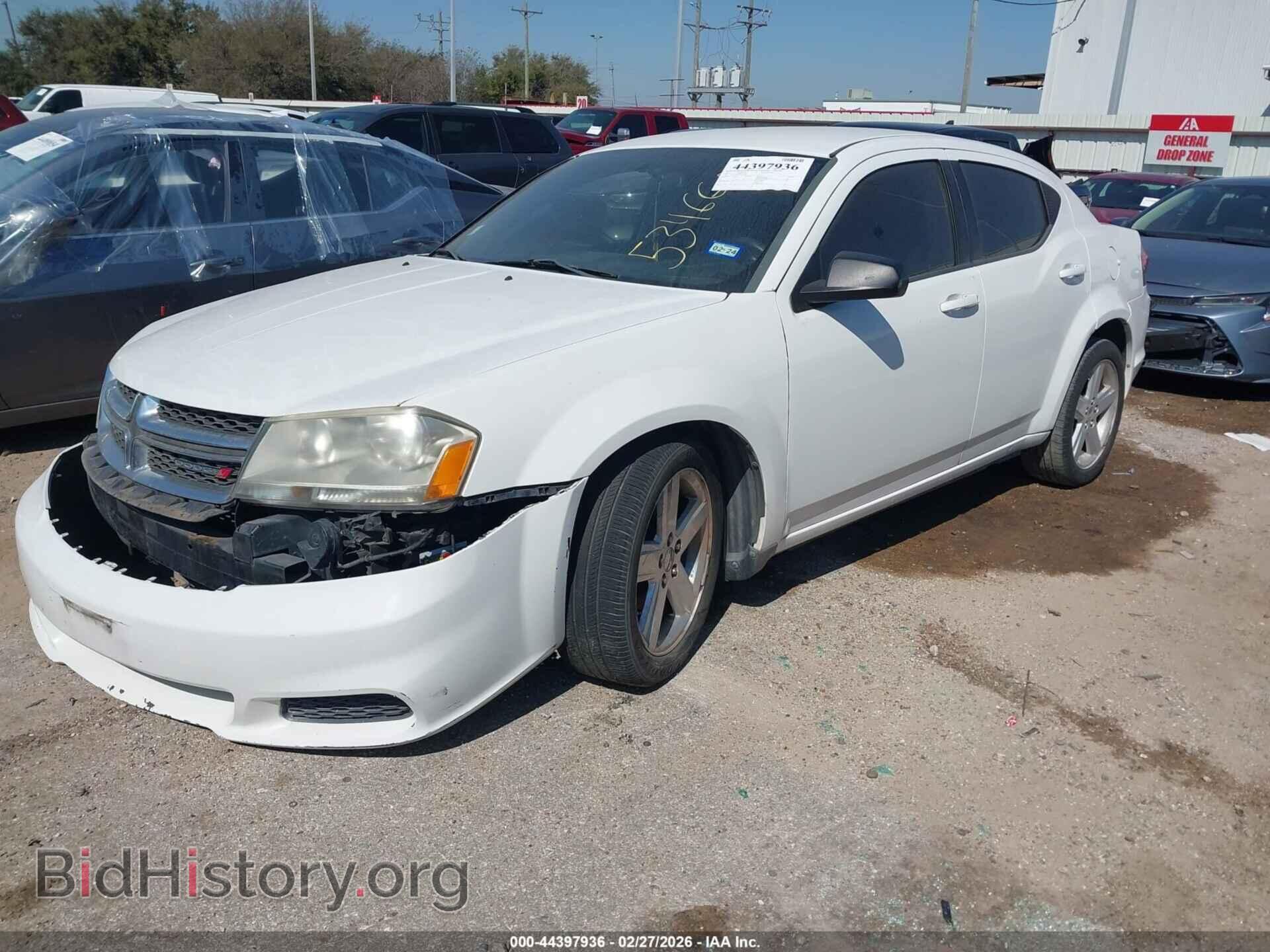 2013 DODGE AVENGER - VIN: 1C3CDZAB9DN534665 - Фото 2