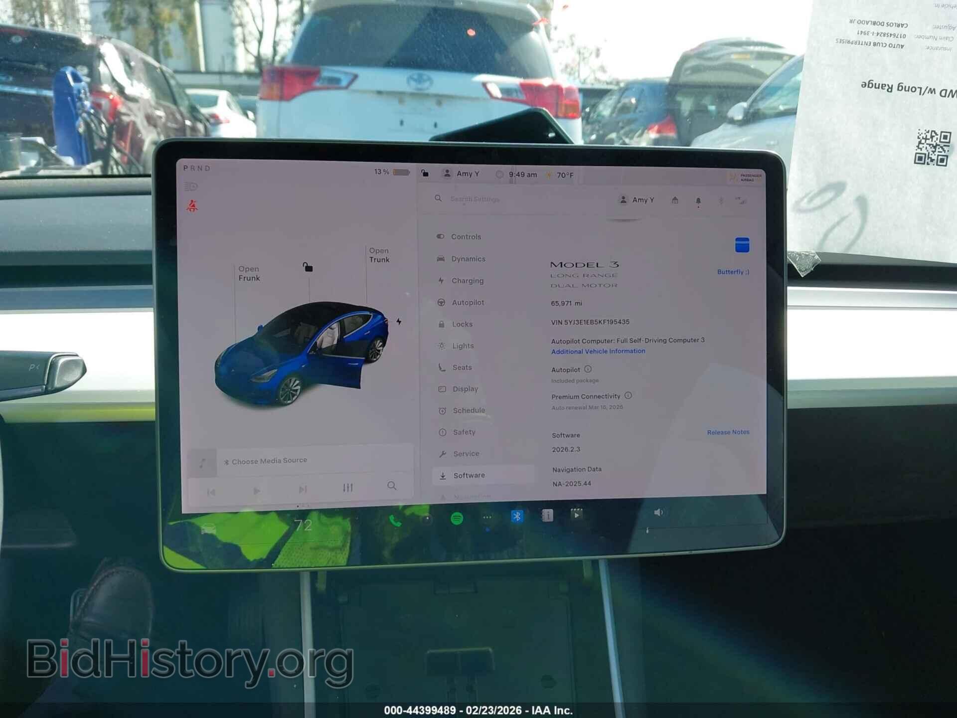 2019 TESLA MODEL 3 - VIN: 5YJ3E1EB5KF195435 - Photo 18