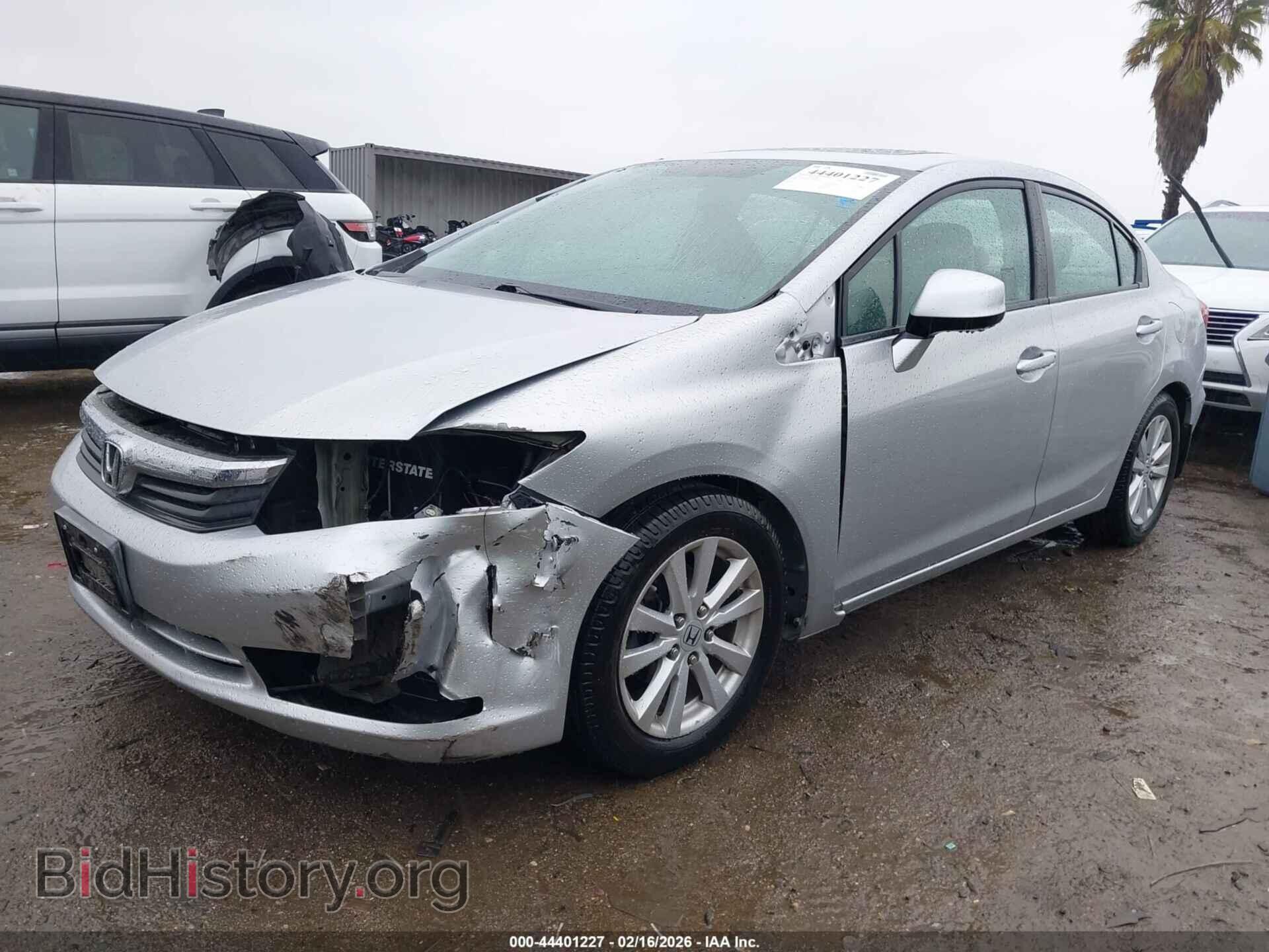 2012 HONDA CIVIC - VIN: 2HGFB2F85CH608837 - Фото 2