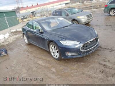 2013 Tesla MODEL S, синий — VIN 5YJSA1DN3DFP26606, IAAI