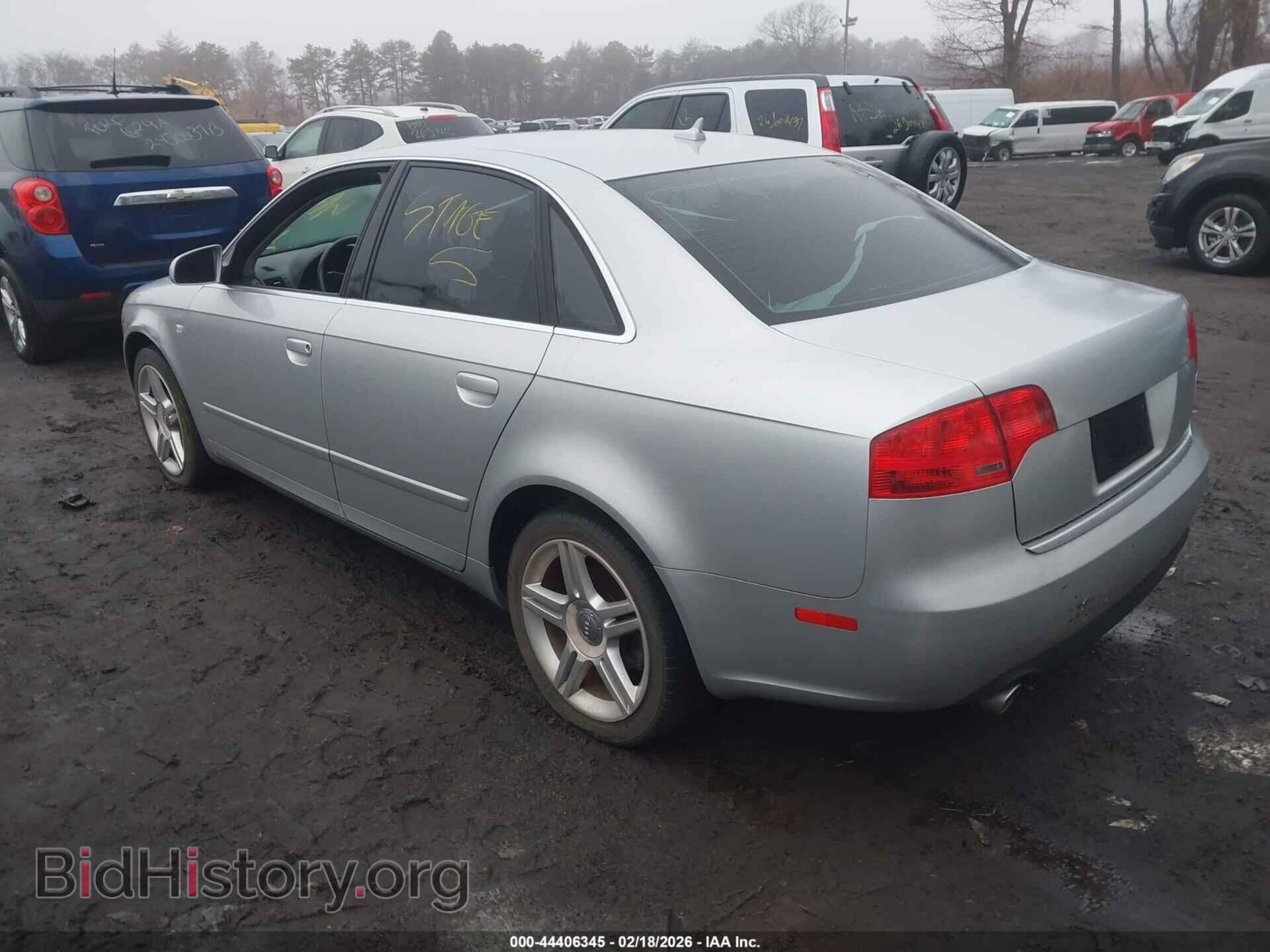 2007 AUDI A4 - VIN: WAUAF78E07A133855 - Фото 3