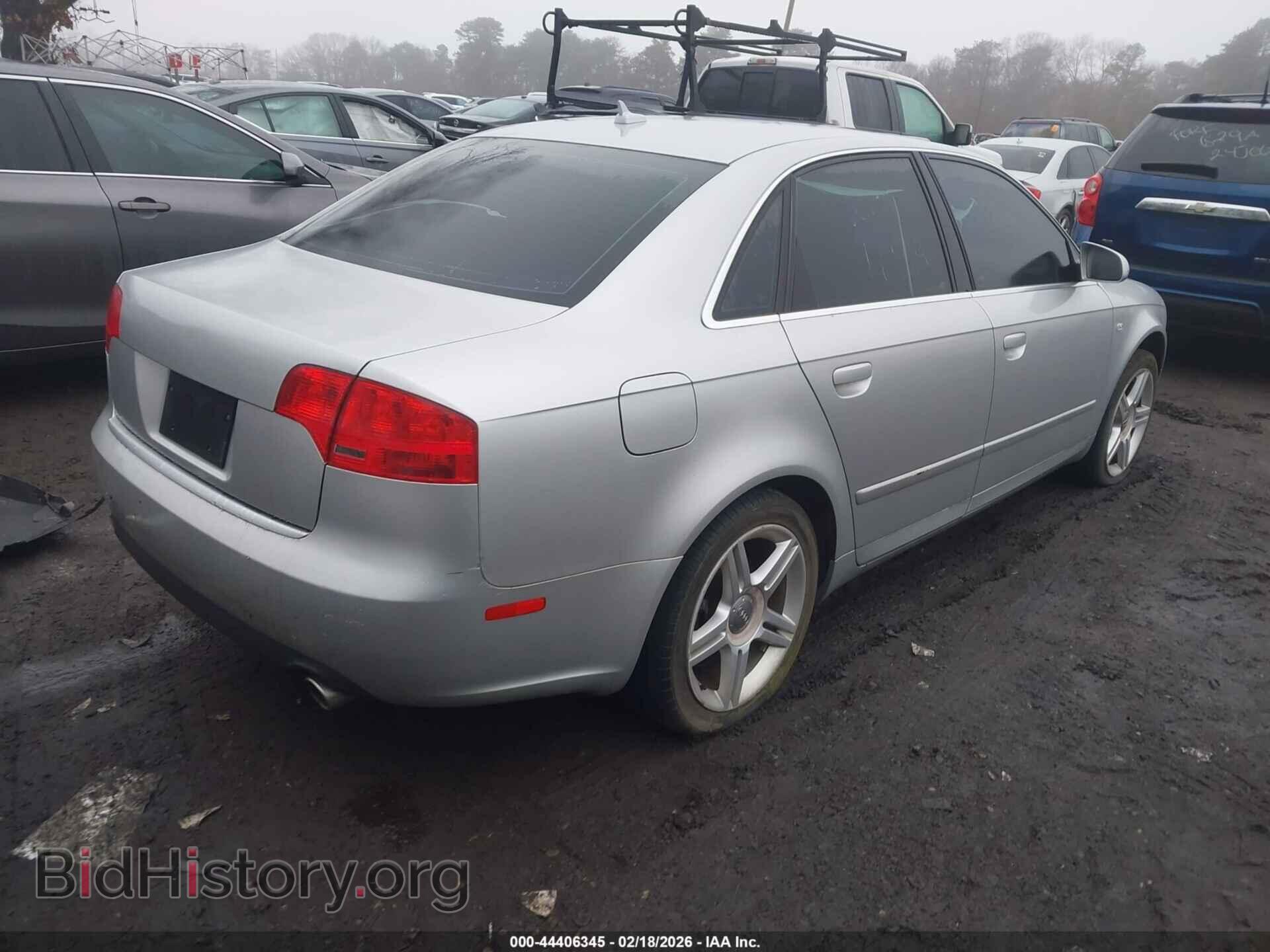 2007 AUDI A4 - VIN: WAUAF78E07A133855 - Фото 4