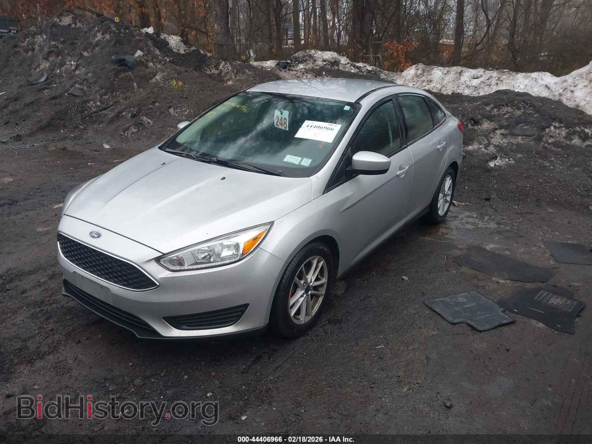 2018 FORD FOCUS - VIN: 1FADP3F28JL245237 - Фото 2