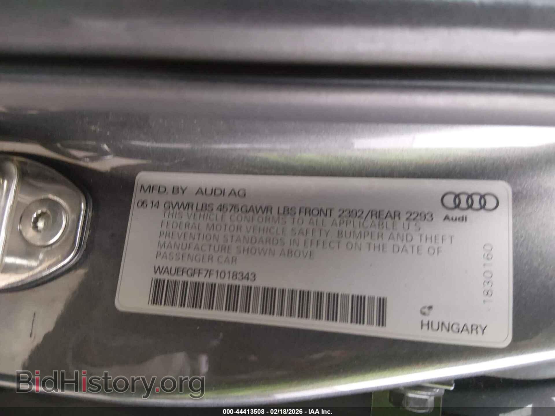 2015 AUDI A3 - VIN: WAUEFGFF7F1018343 - Фото 9