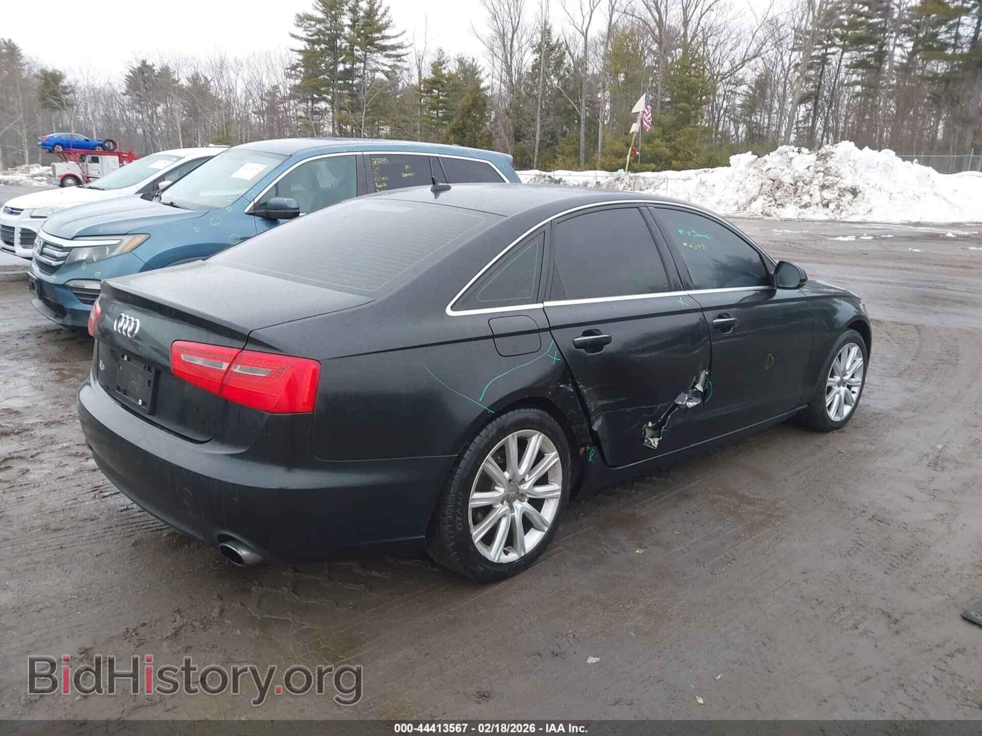 2013 AUDI A6 - VIN: WAUGFAFC9DN068811 - Фото 4