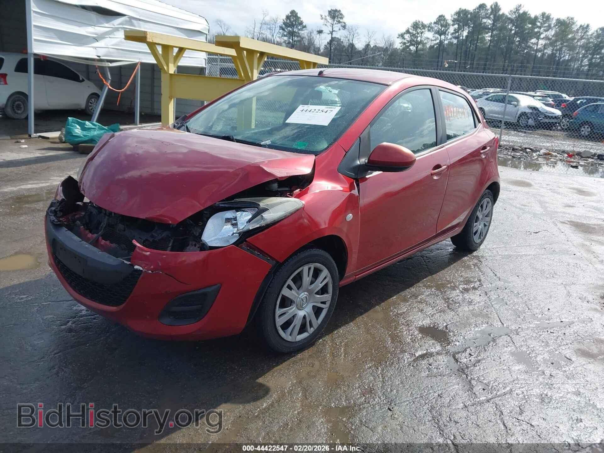 2014 MAZDA MAZDA2 - VIN: JM1DE1KZ7E0183697 - Фото 2