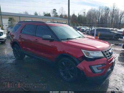 2017 Ford EXPLORER XLT, красный — VIN 1FM5K8D82HGC75267, IAAI
