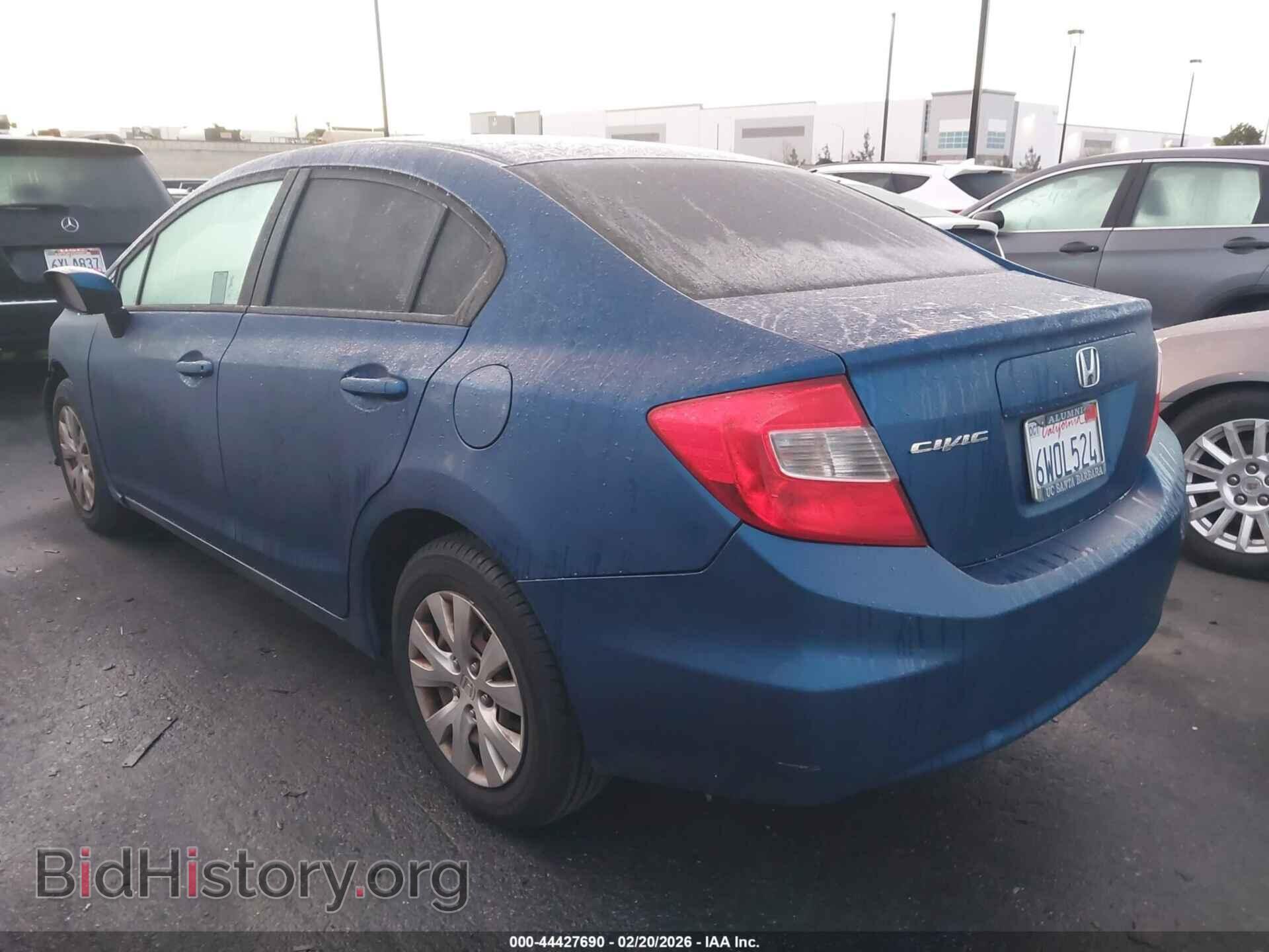 2012 HONDA CIVIC - VIN: 19XFB2F52CE366007 - Фото 3