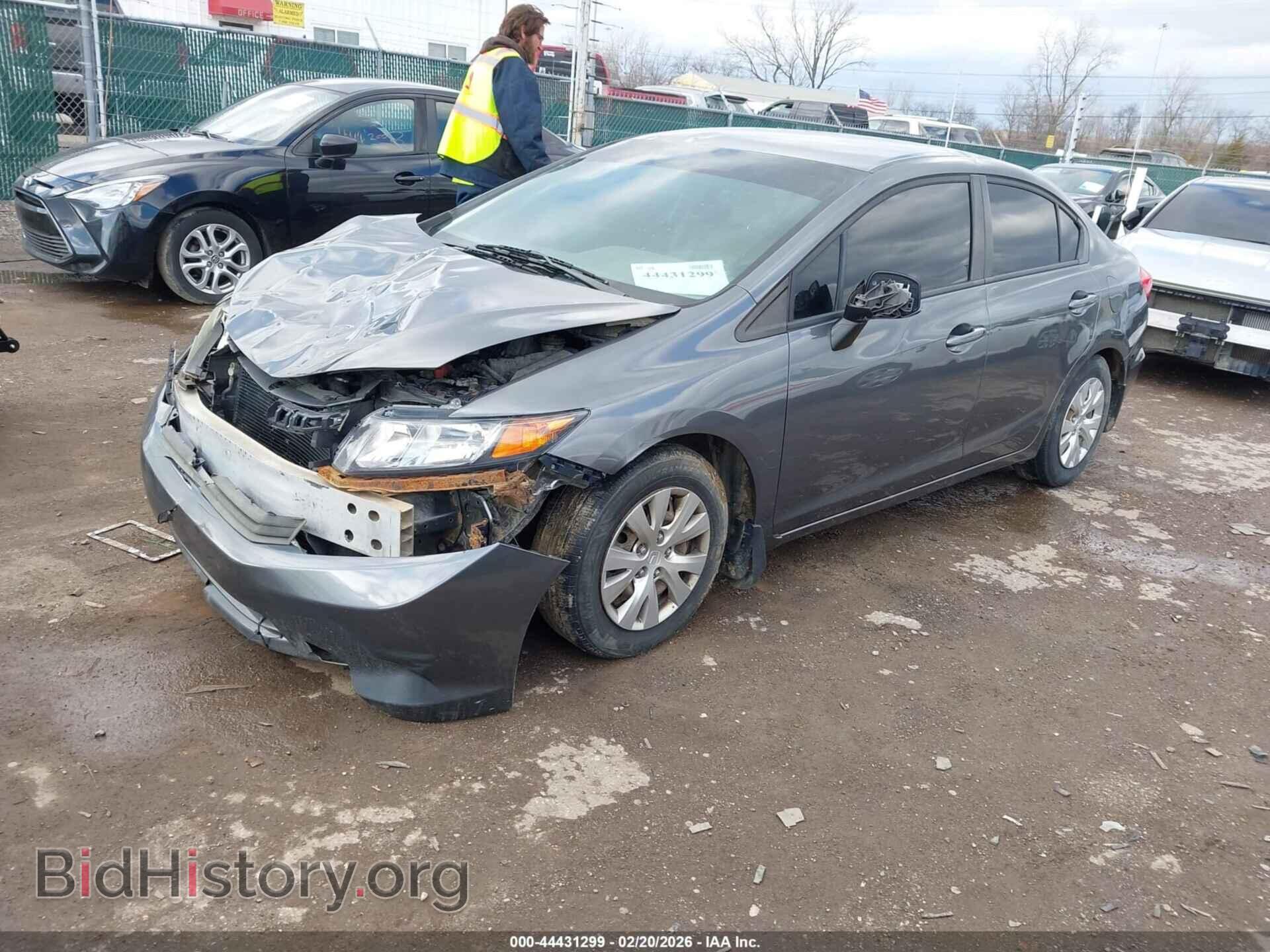 2012 HONDA CIVIC - VIN: 19XFB2F52CE025786 - Фото 2