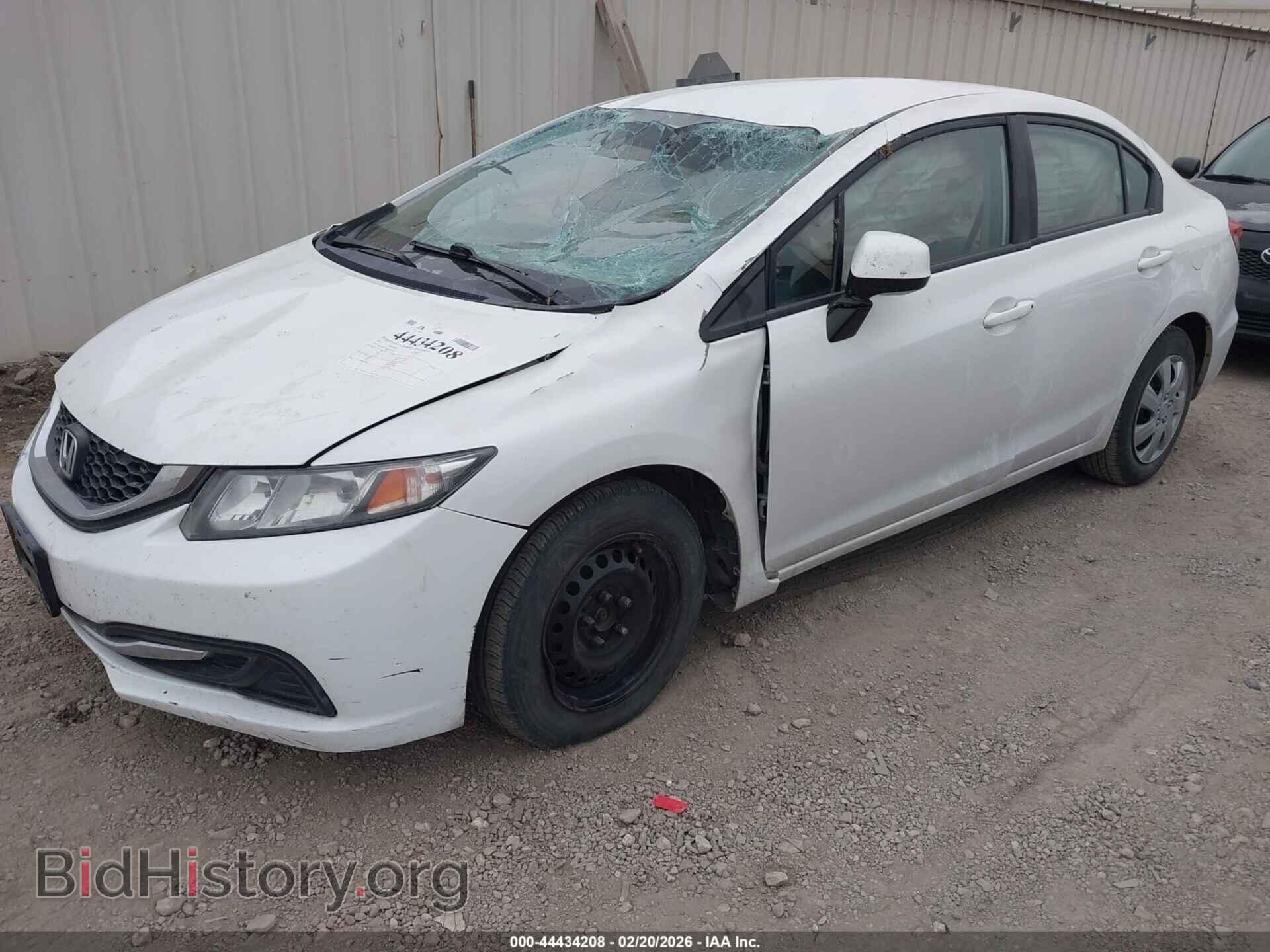 2013 HONDA CIVIC - VIN: 2HGFB2F59DH501054 - Фото 2
