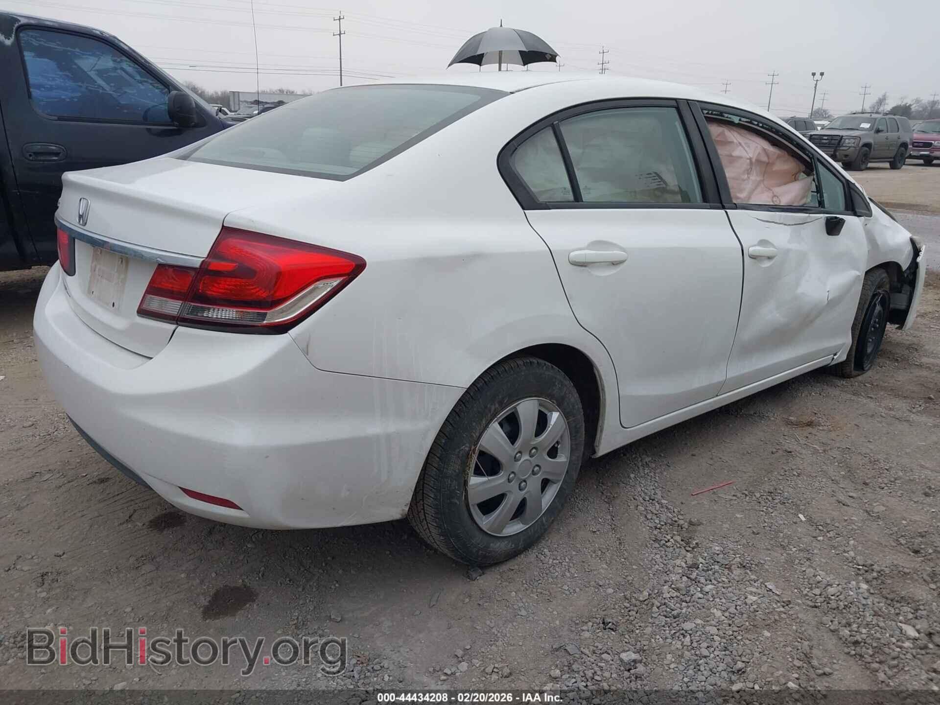 2013 HONDA CIVIC - VIN: 2HGFB2F59DH501054 - Фото 4