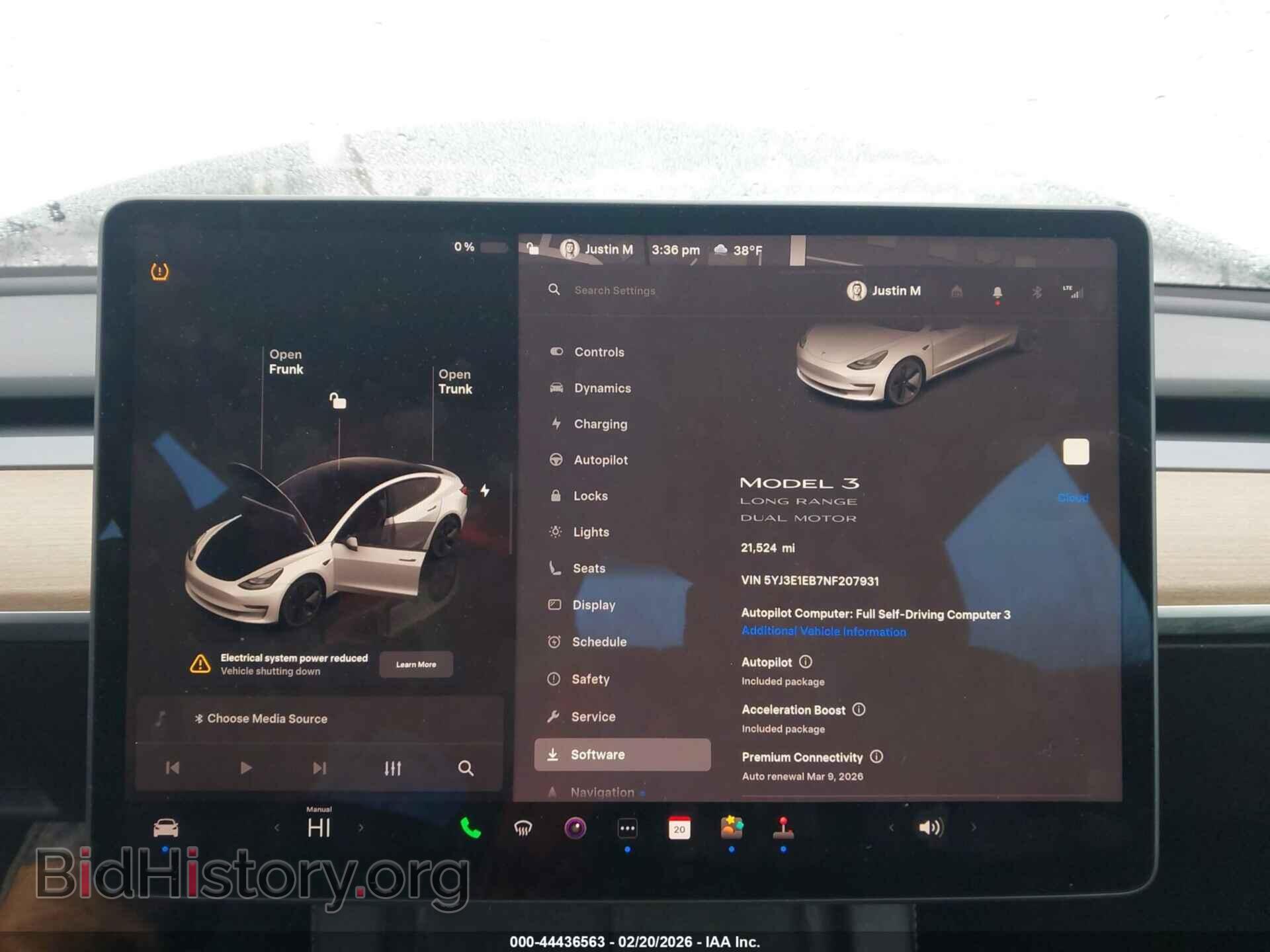 2022 TESLA MODEL 3 - VIN: 5YJ3E1EB7NF207931 - Фото 17