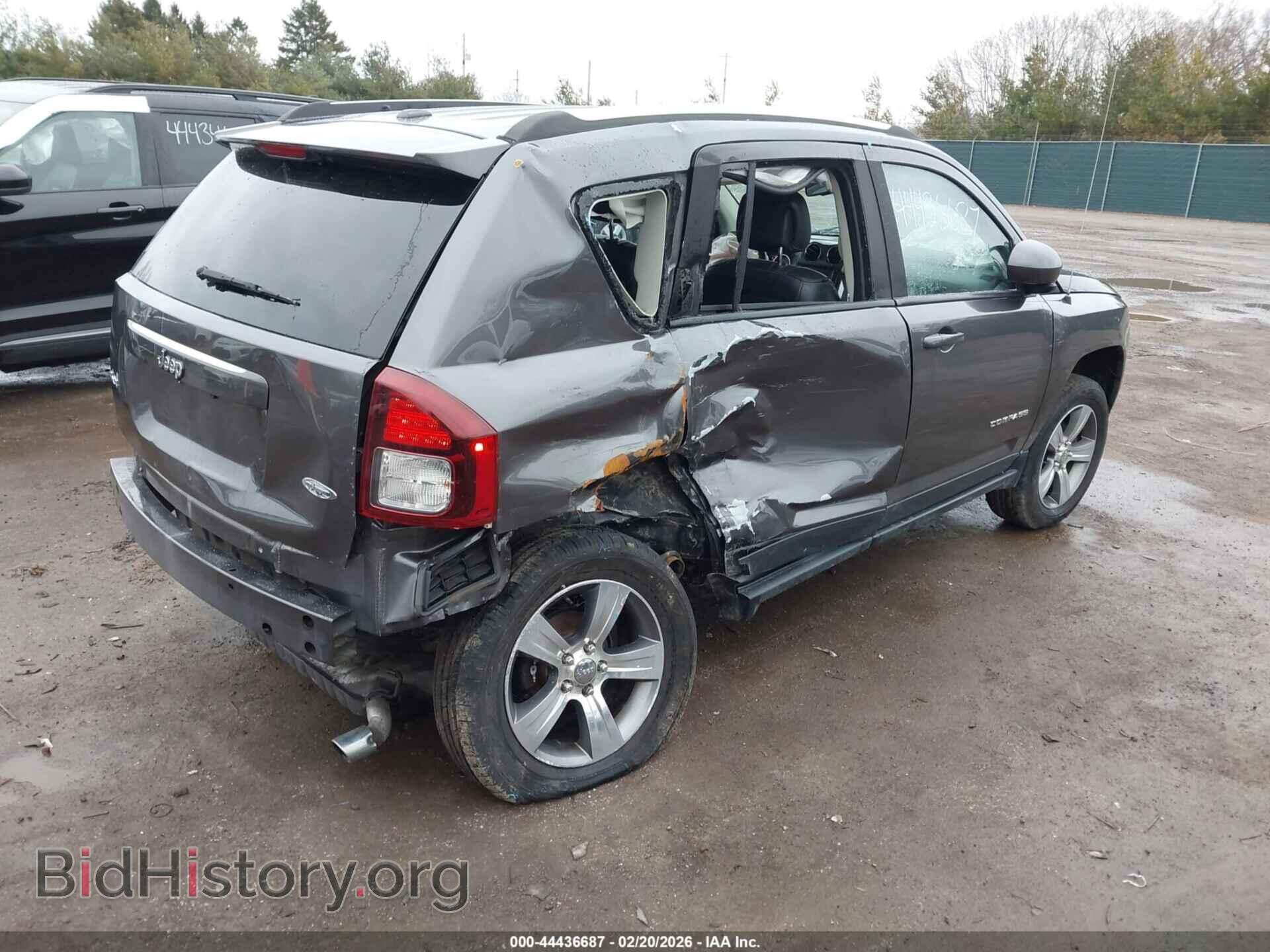 2016 JEEP COMPASS - VIN: 1C4NJDEB6GD772090 - Фото 4