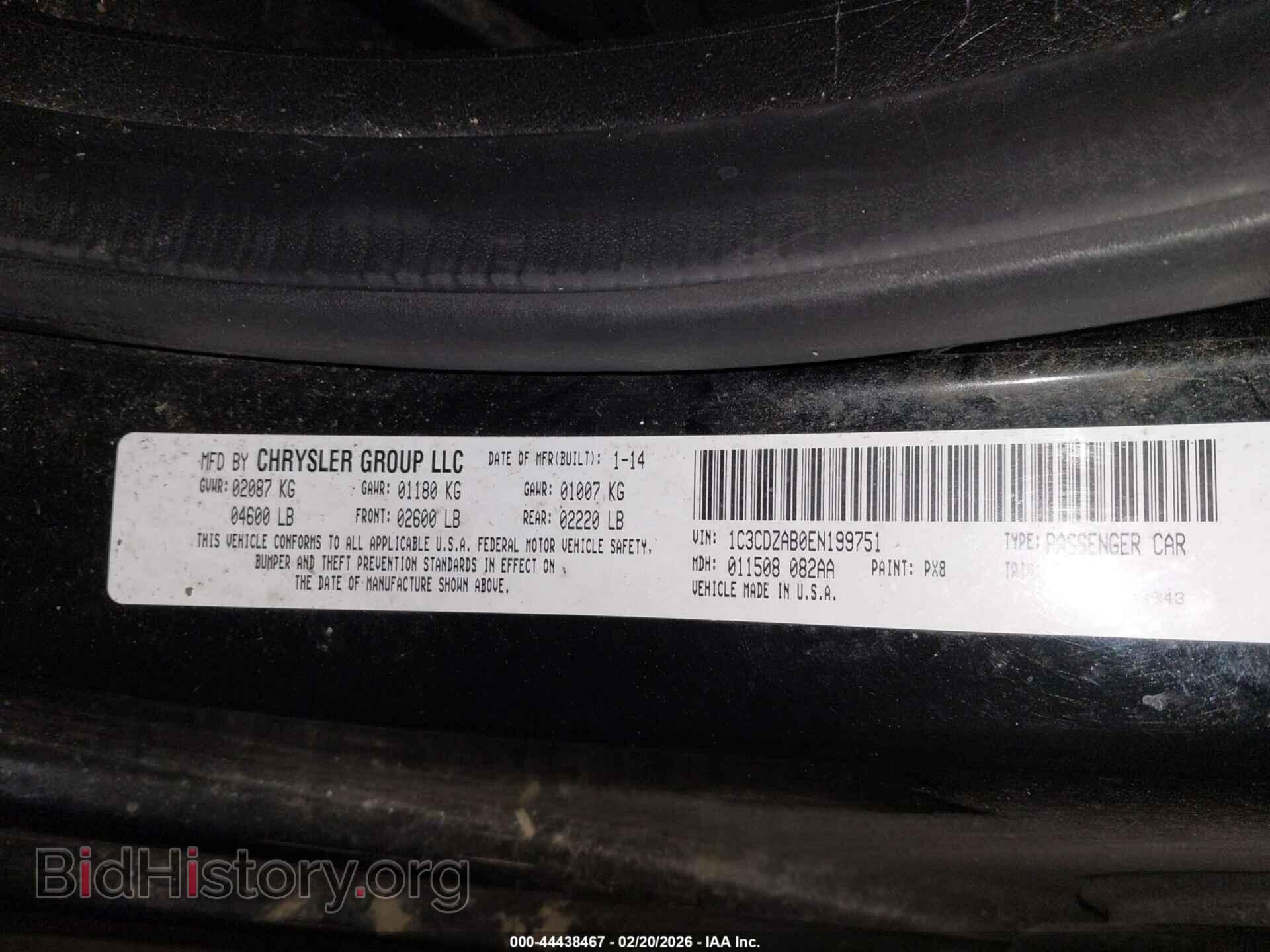 2014 DODGE AVENGER - VIN: 1C3CDZAB0EN199751 - Photo 9