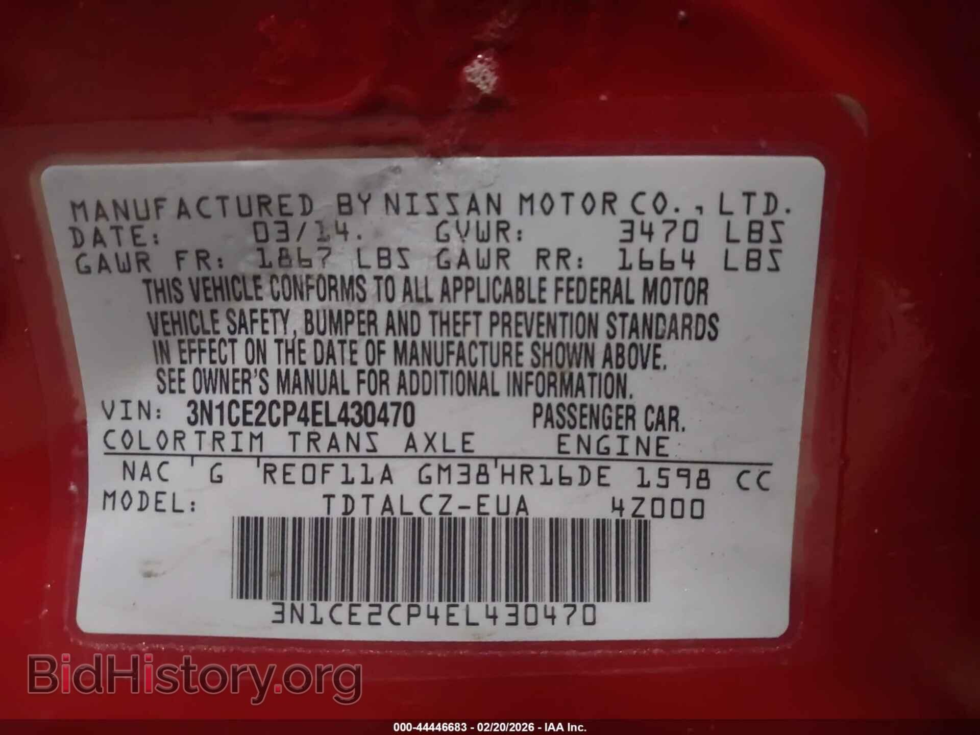 2014 NISSAN VERSA NOTE - VIN: 3N1CE2CP4EL430470 - Photo 9
