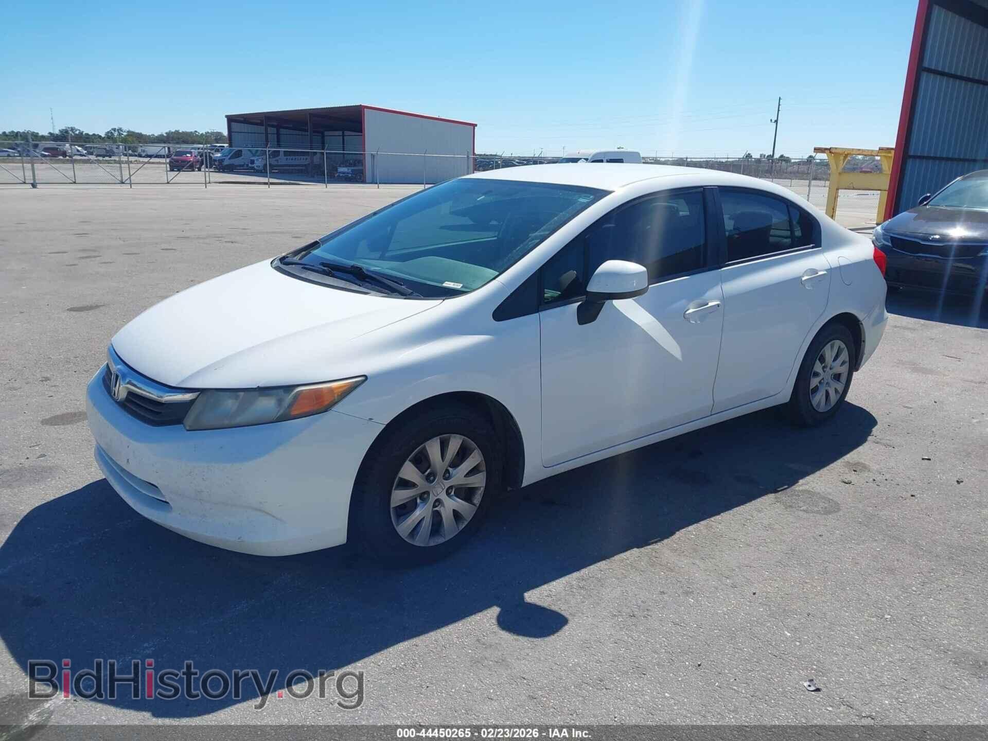 2012 HONDA CIVIC - VIN: 19XFB2F52CE067200 - Фото 2