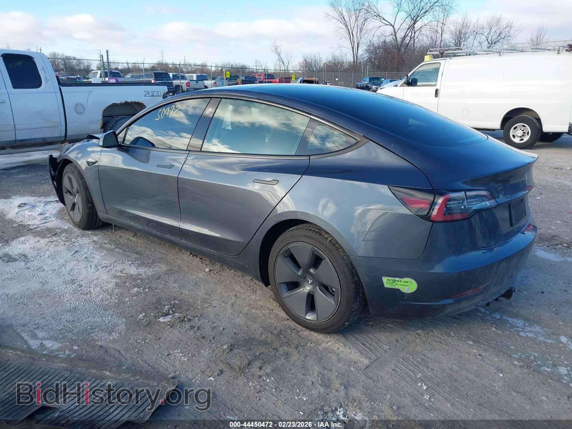 2022 TESLA MODEL 3 - VIN: 5YJ3E1EB5NF351512 - Фото 3