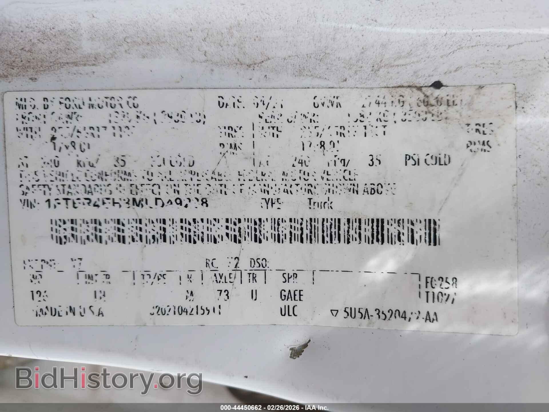 2021 FORD RANGER - VIN: 1FTER4EH3MLD49238 - Фото 9