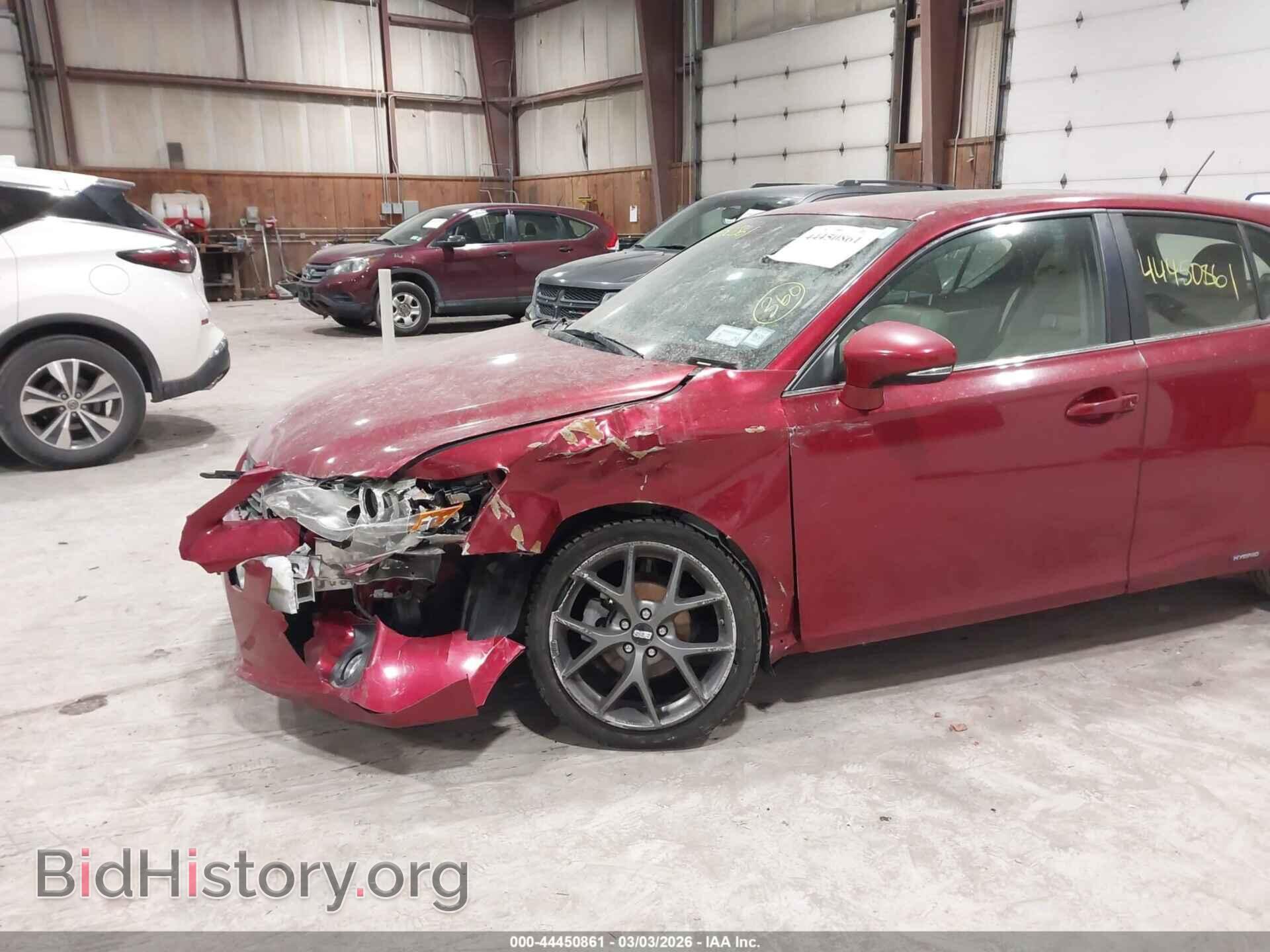 2012 LEXUS CT 200H - VIN: JTHKD5BH0C2098144 - Фото 6