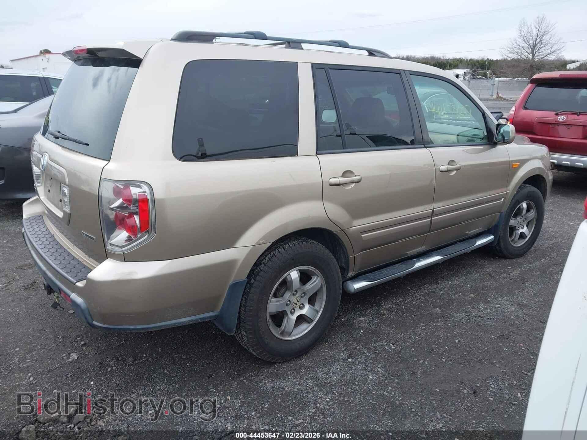 2007 HONDA PILOT - VIN: 2HKYF18567H537850 - Фото 4