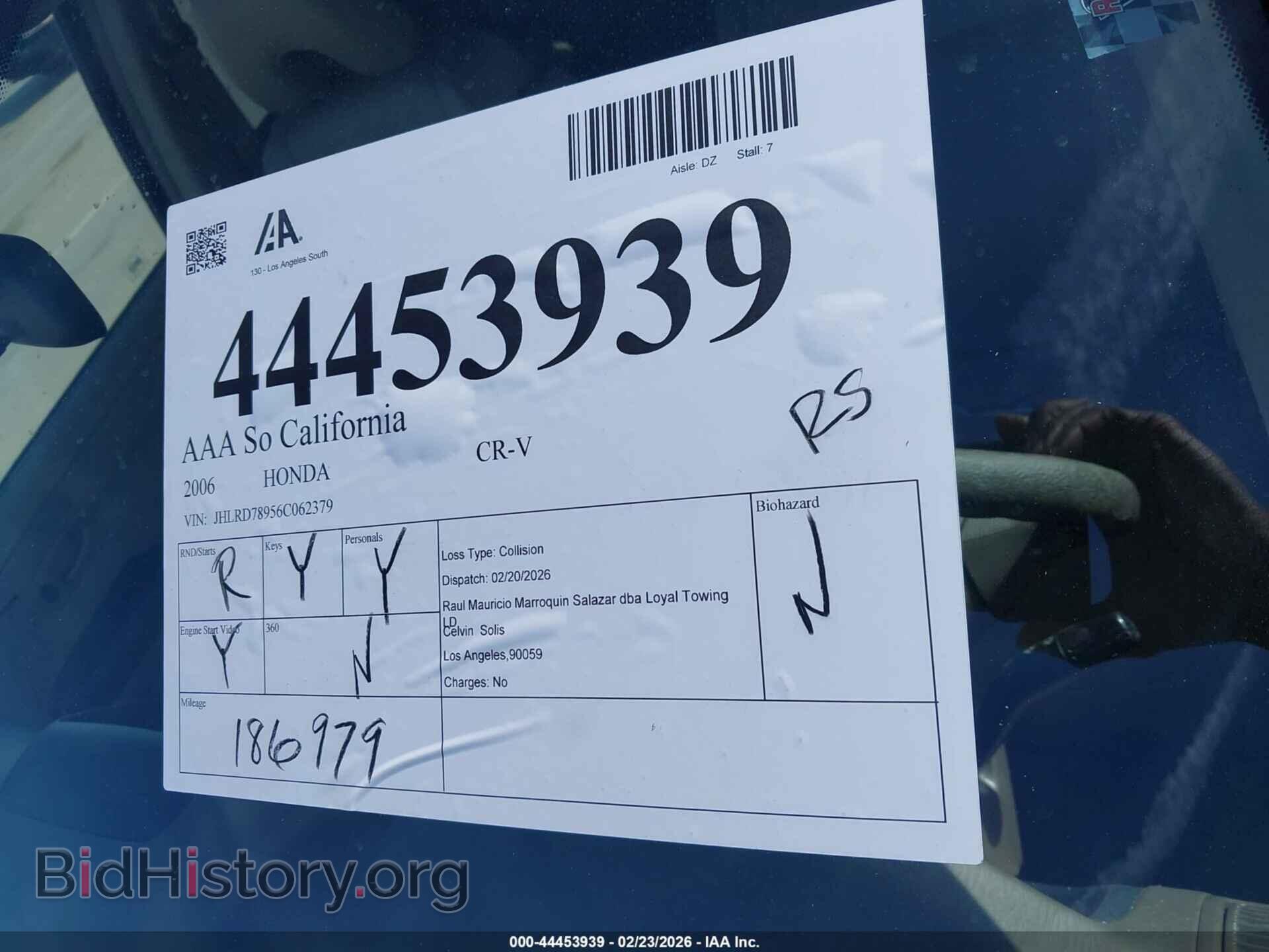 2006 HONDA CR-V - VIN: JHLRD78956C062379 - Фото 13