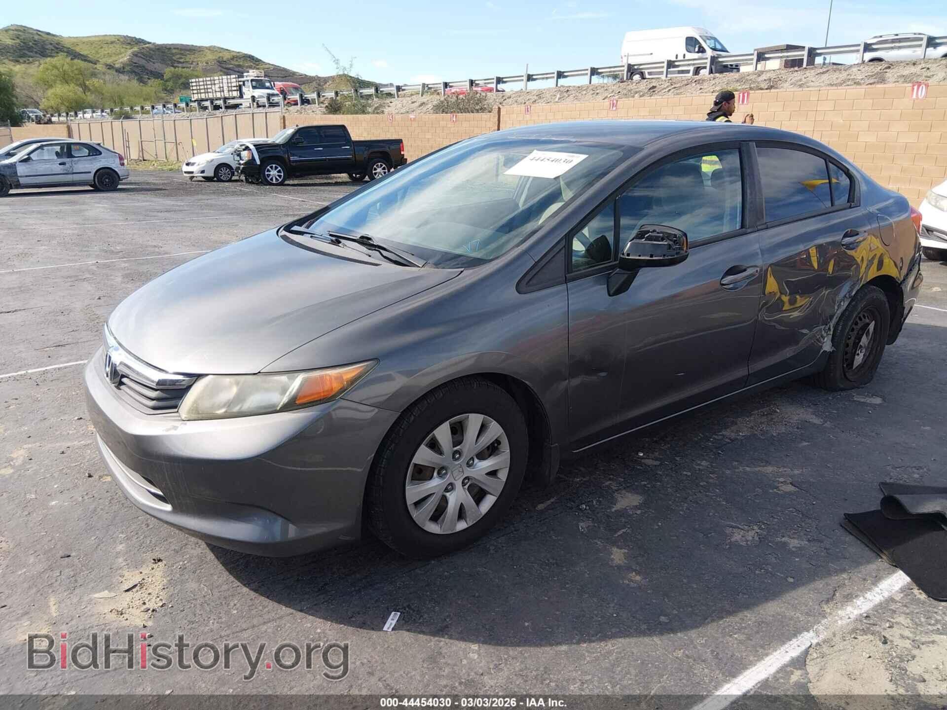 2012 HONDA CIVIC - VIN: 19XFB2F55CE370133 - Фото 2