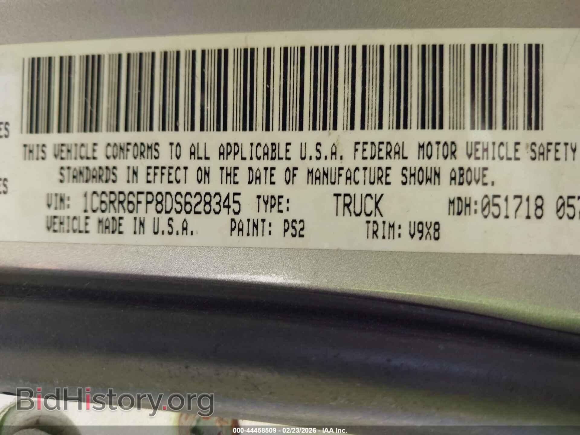 2013 RAM 1500 - VIN: 1C6RR6FP8DS628345 - Фото 9