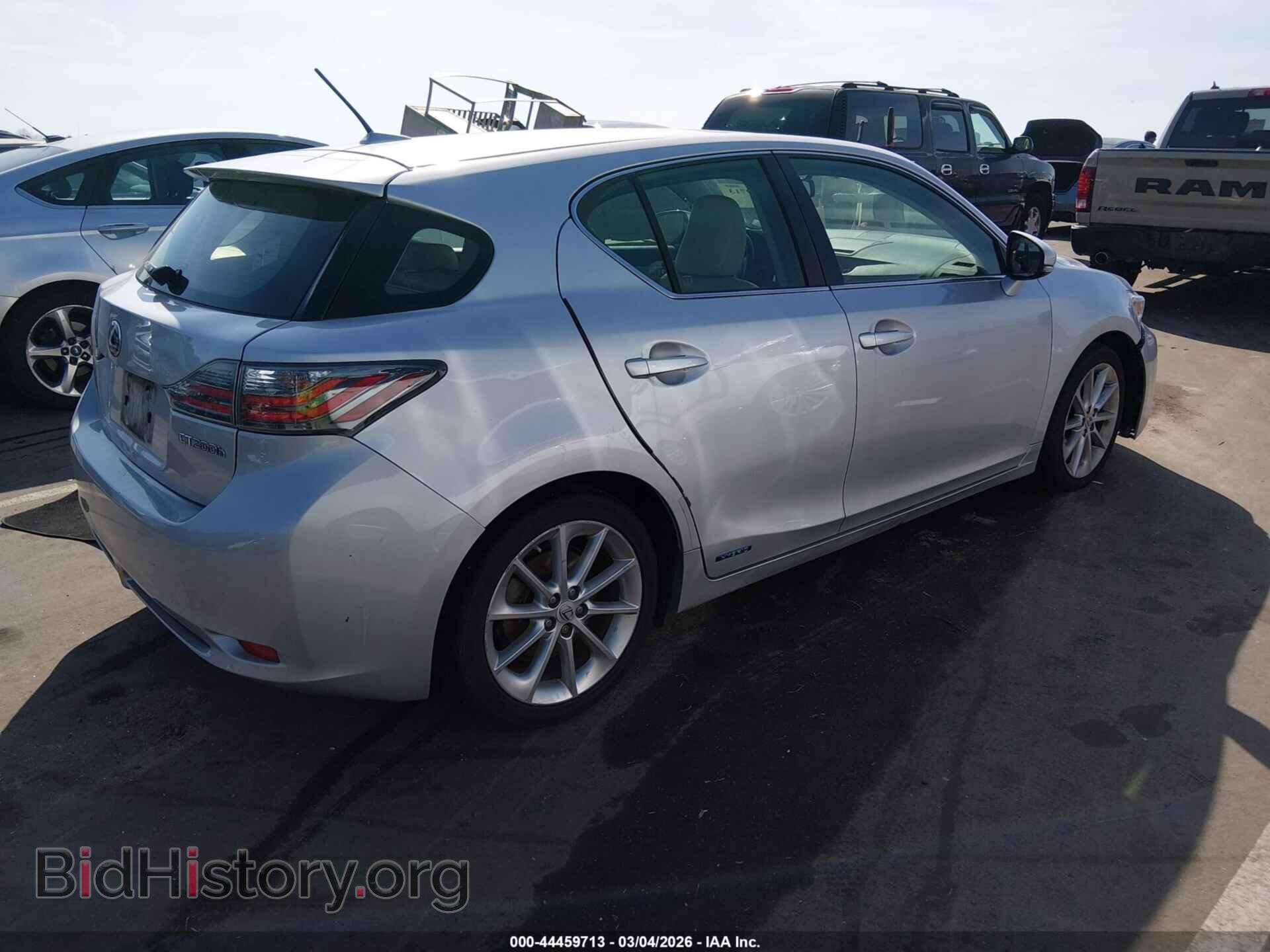 2012 LEXUS CT 200H - VIN: JTHKD5BH3C2119505 - Фото 4