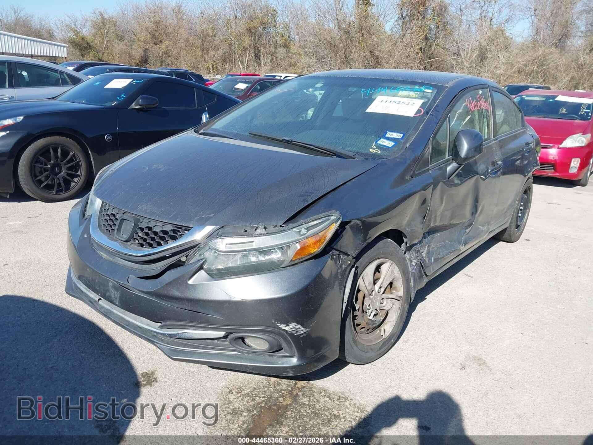 2013 HONDA CIVIC - VIN: 2HGFB2F55DH514576 - Фото 2